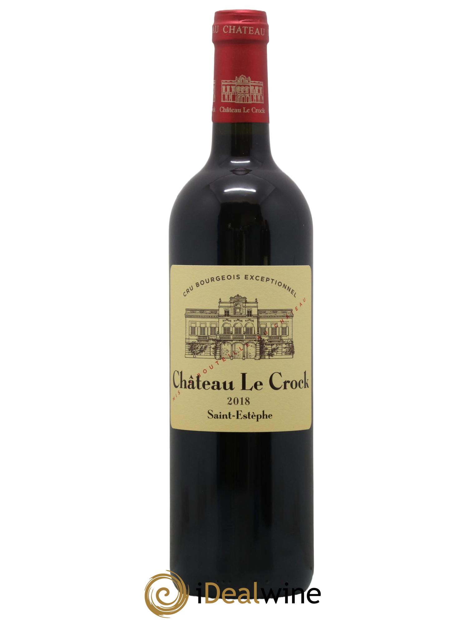 Château le Crock Cru Bourgeois 2018 - Lot de 1 bouteille - 0