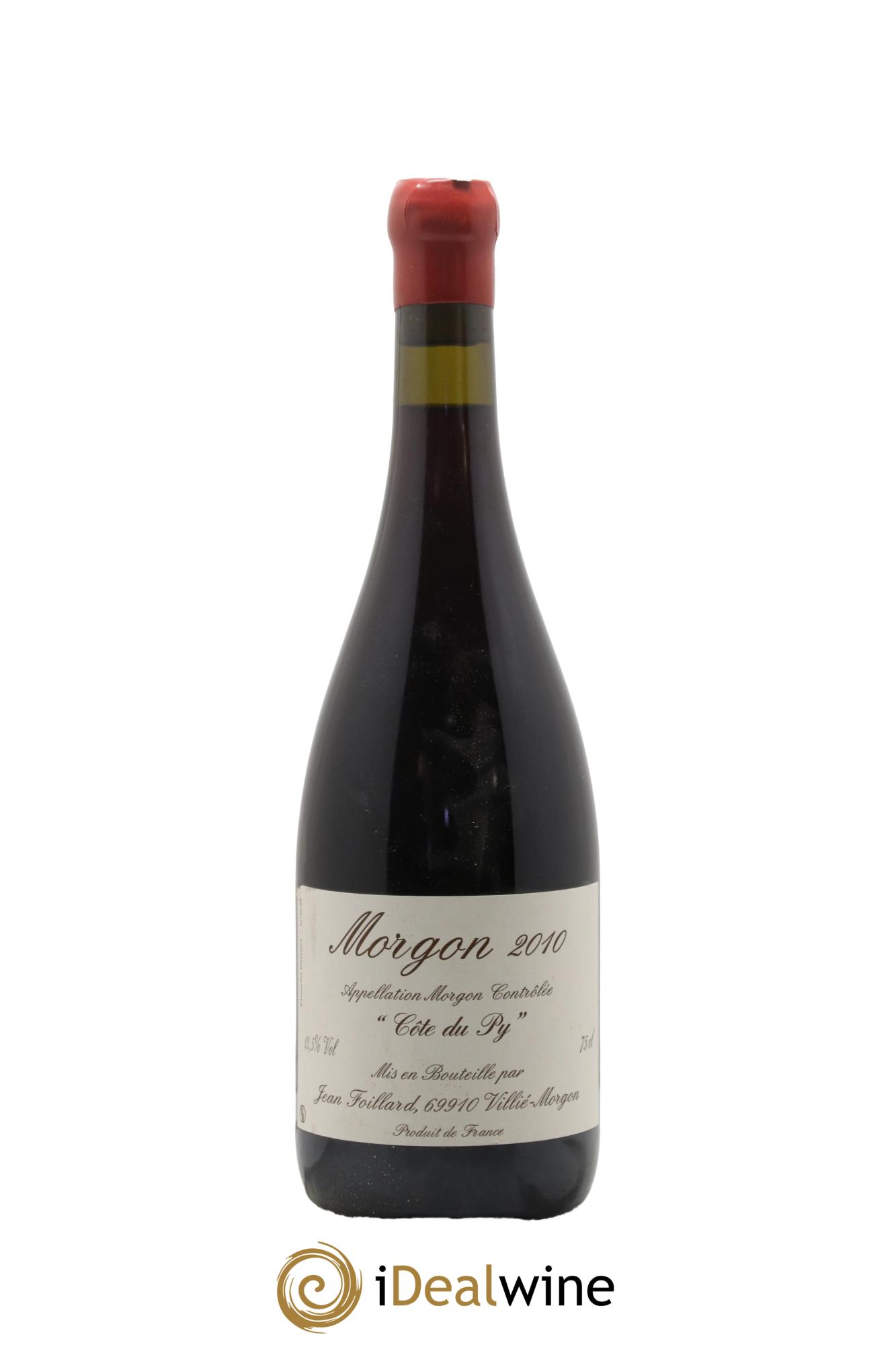 Morgon Côte du Py Jean Foillard 2010 - Lot de 1 bouteille - 0
