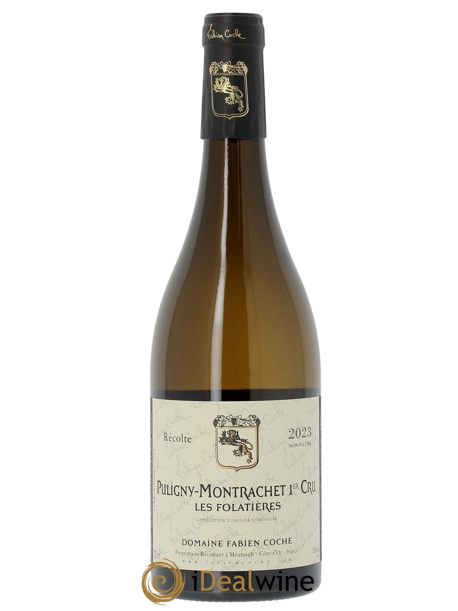 Puligny-Montrachet 1er Cru Les Folatières Fabien Coche  2023 - Lotto di 1 bottiglia - 0