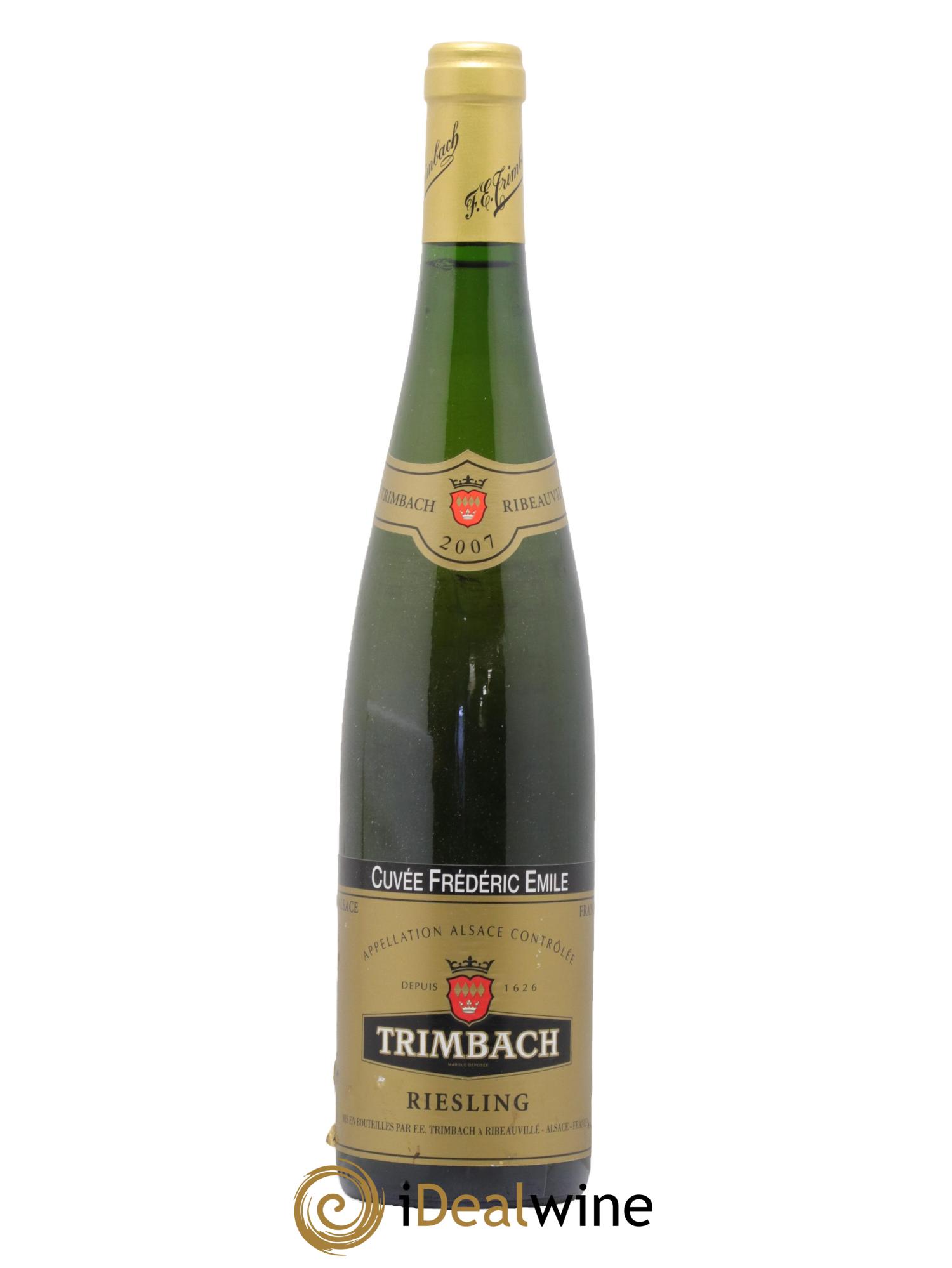 Alsace Riesling Cuvée Frédéric Emile Trimbach (Domaine) 2007 - Posten von 1 Flasche - 0