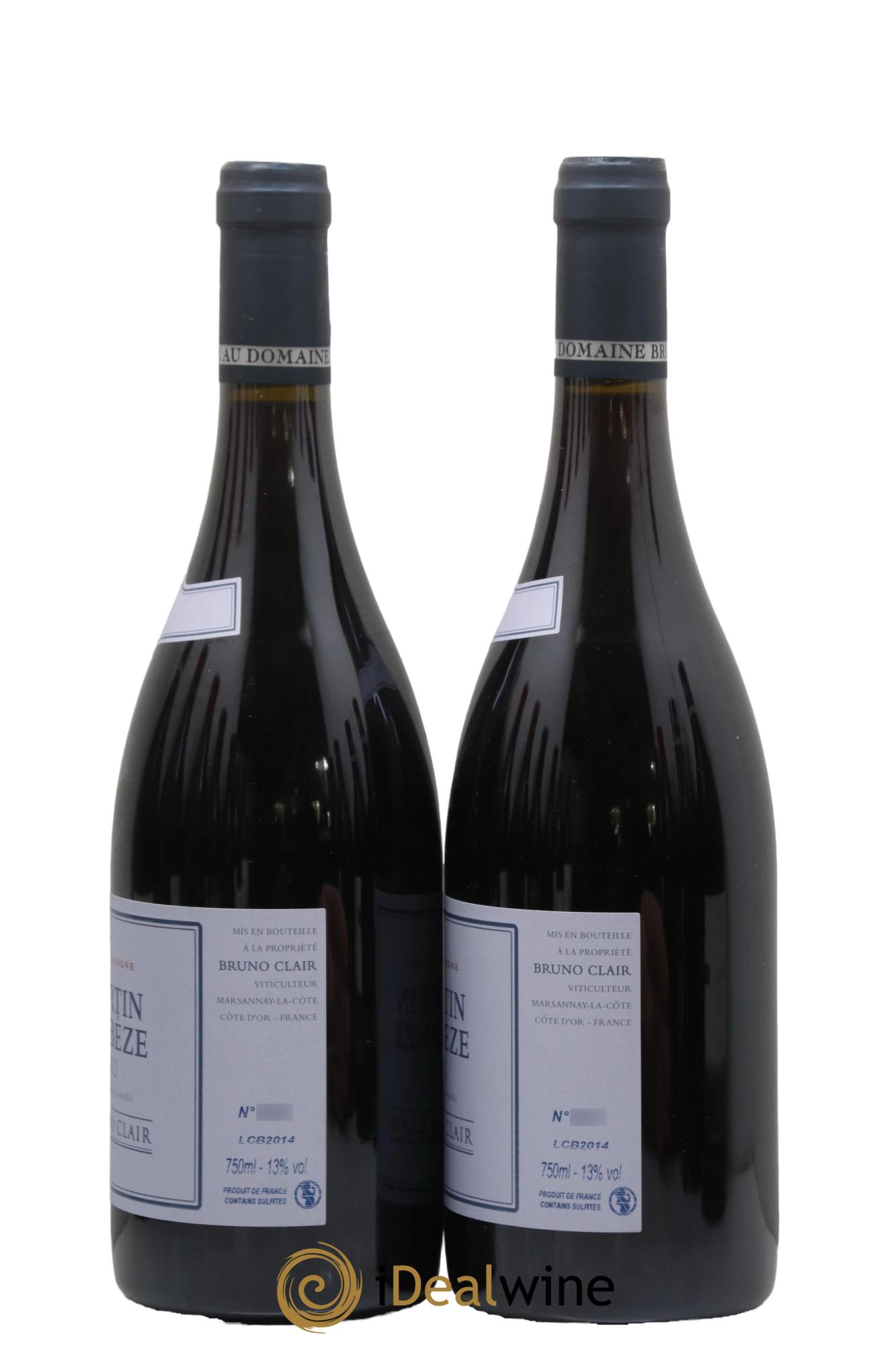 Chambertin Clos de Bèze Grand Cru Bruno Clair (Domaine) 2014 - Lot de 2 bouteilles - 1
