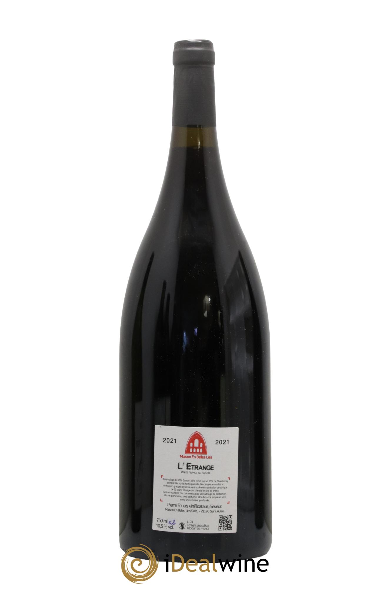 Vin de France L'Etrange Maison En Belles Lies 2021 - Lot de 1 magnum - 1