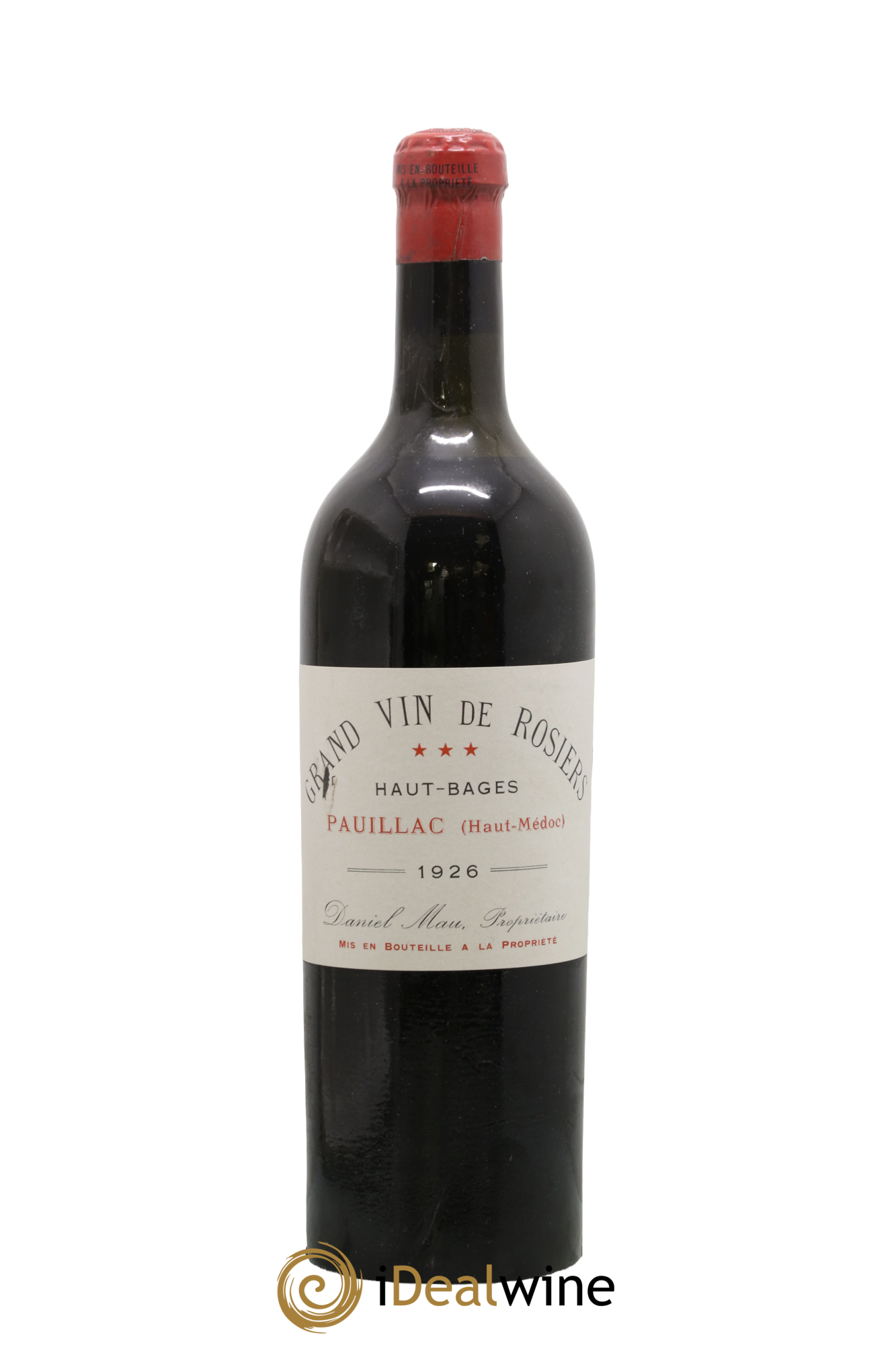 Pauillac Vieux Rosiers Château Haut Bages Liberal 1926 - Lot of 1 bottle - 0