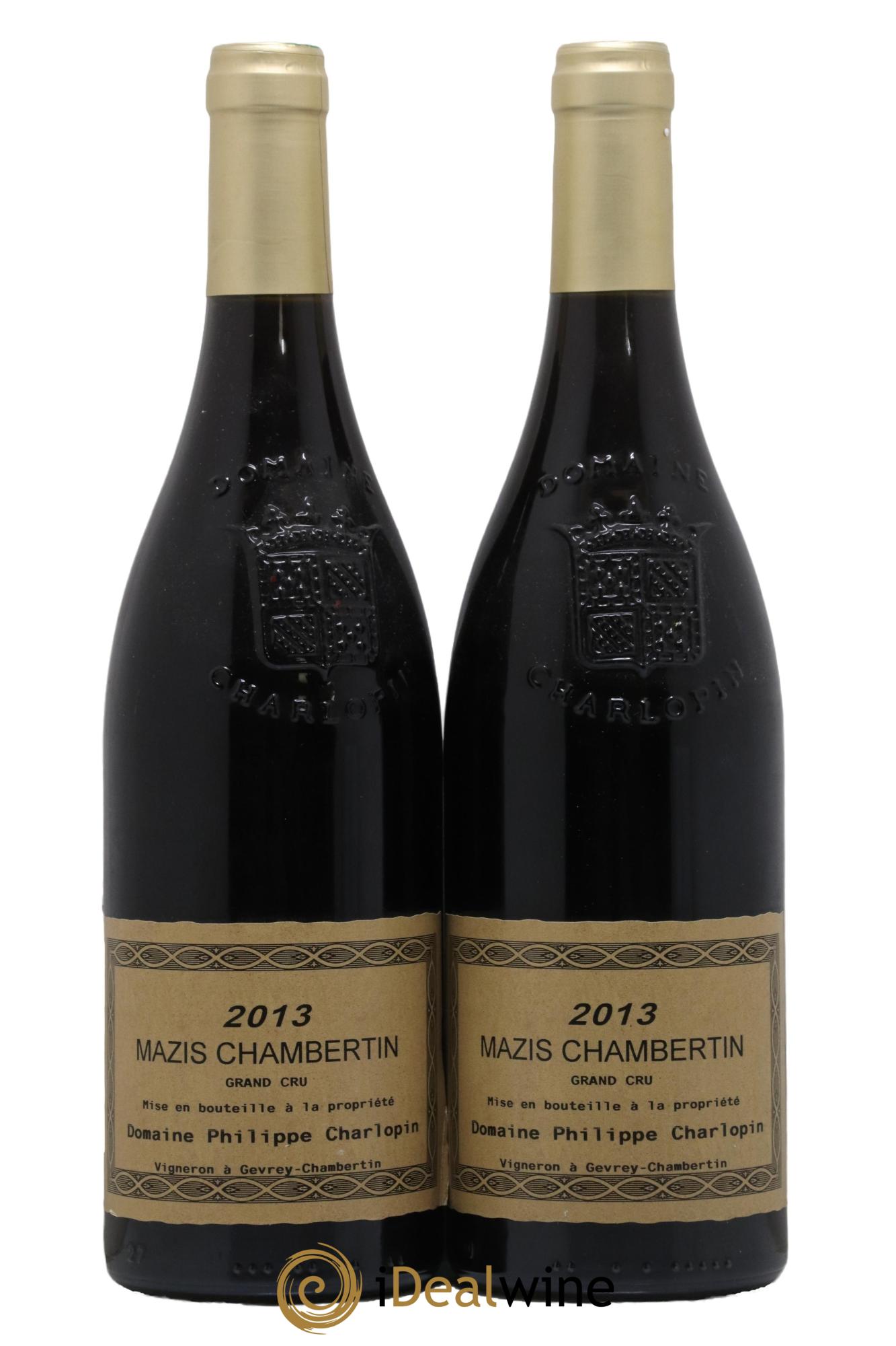 Mazis-Chambertin Grand Cru Domaine Philippe Charlopin 2013 - Lot de 2 bouteilles - 0