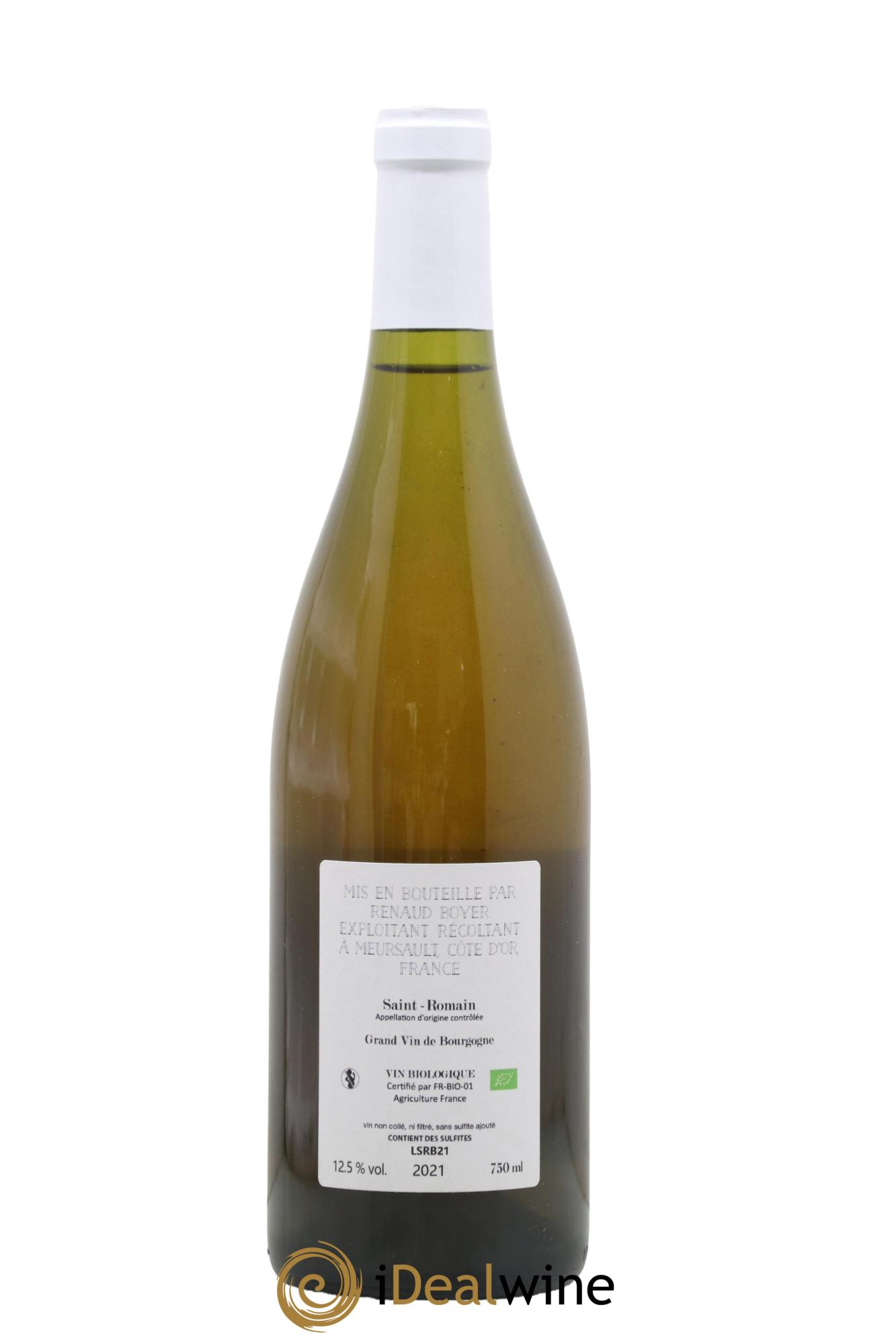 Saint-Romain Renaud Boyer 2021 - Lot of 1 bottle - 1