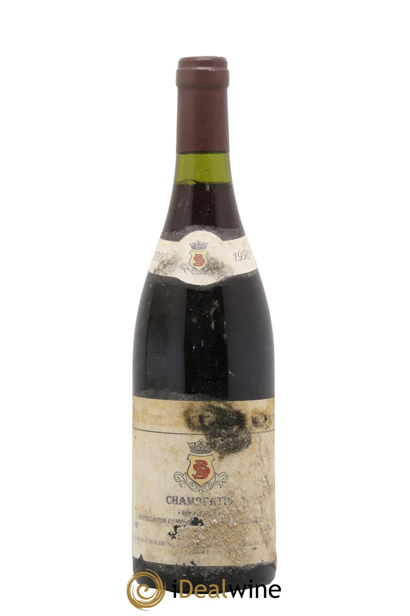 Chambertin Grand Cru Benadi et Sangers 1990 - Lot de 1 bouteille - 0