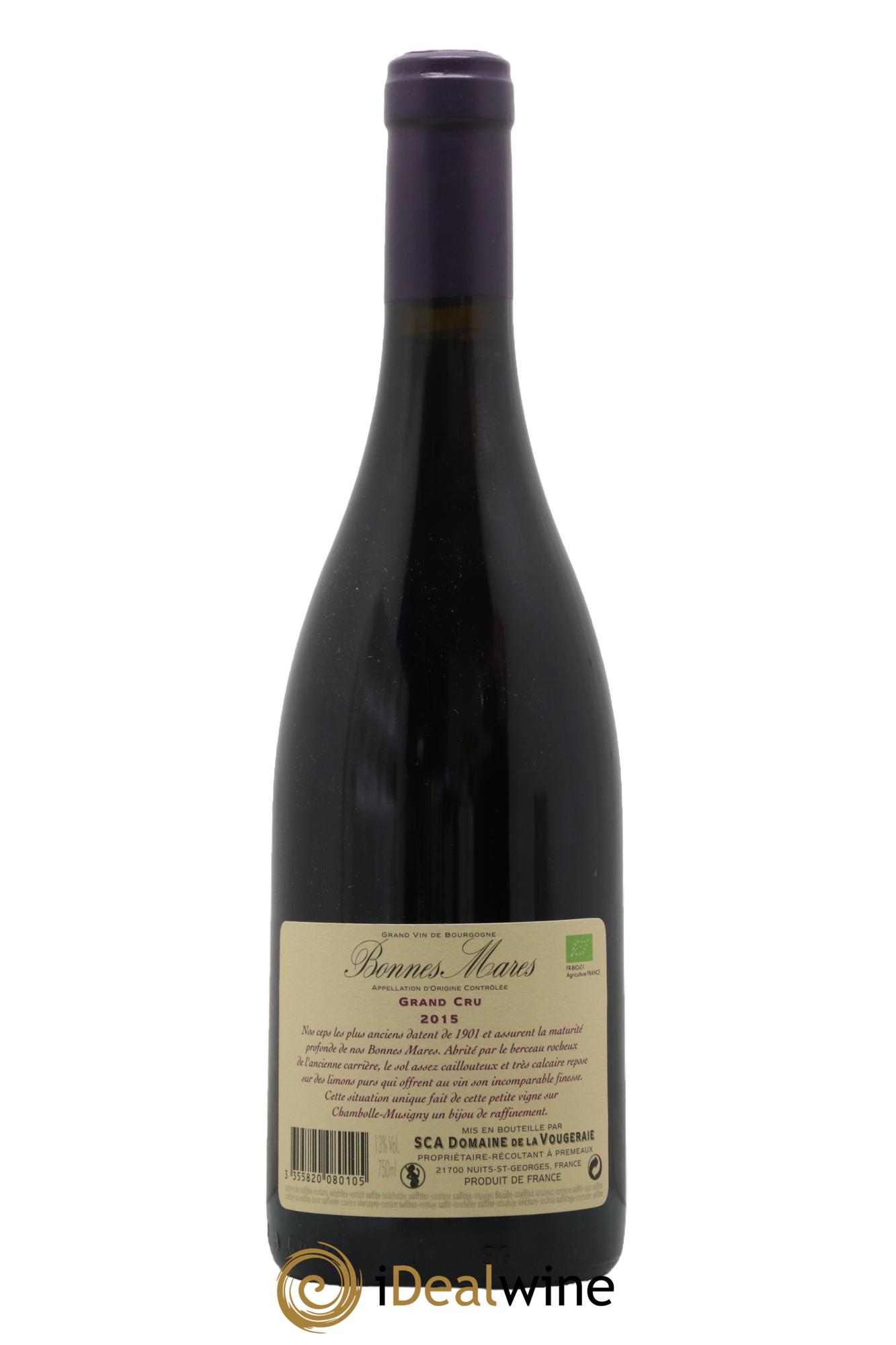 Bonnes-Mares Grand Cru La Vougeraie 2015 - Lotto di 1 bottiglia - 1
