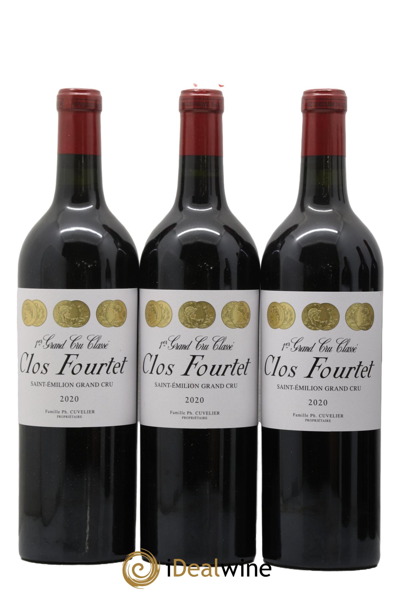 Clos Fourtet 1er Grand Cru Classé B 2020 - Lot of 6 bottles - 2