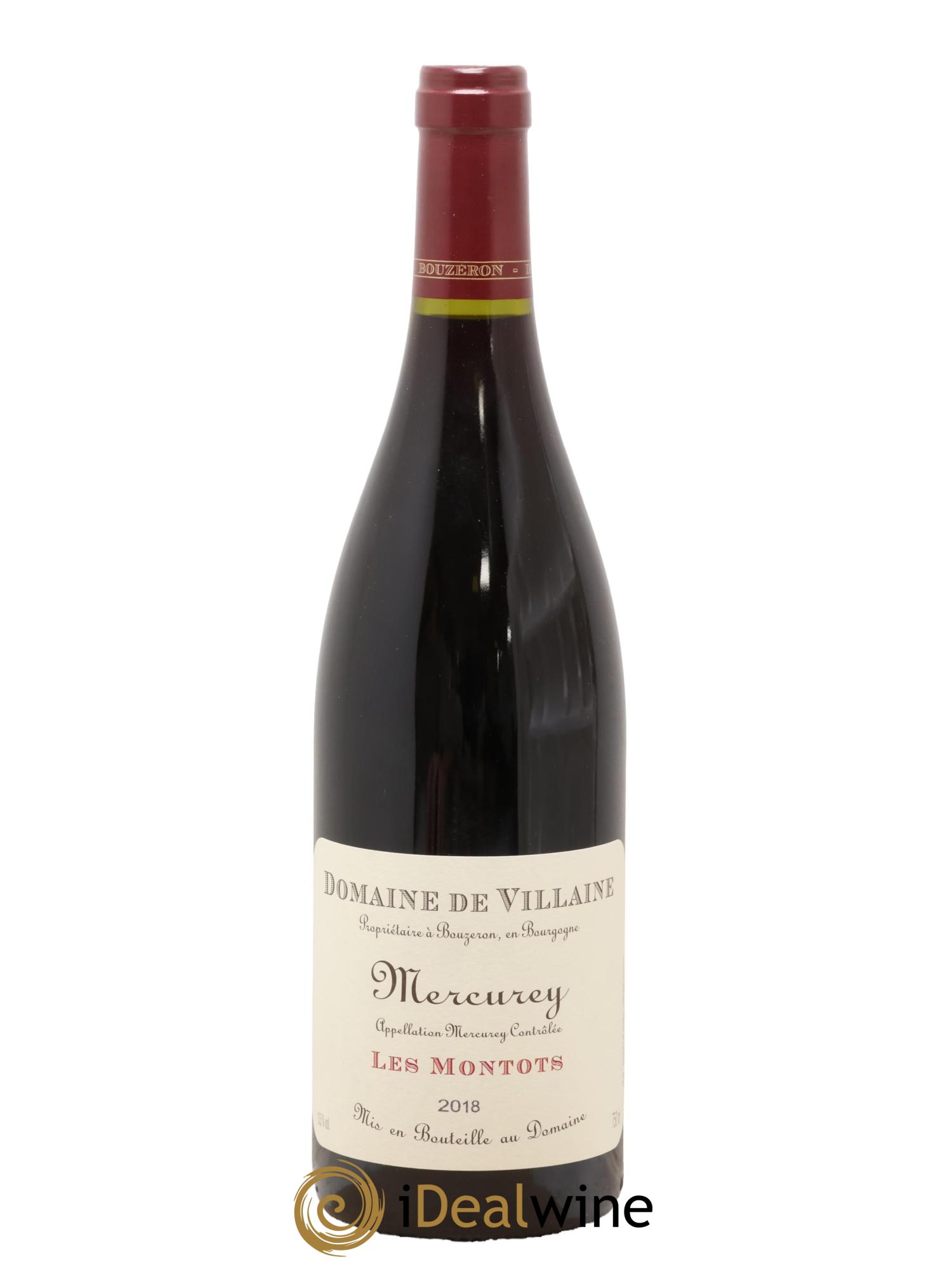 Mercurey Les Montots Domaine de Villaine 2018 - Lot de 1 bouteille - 0