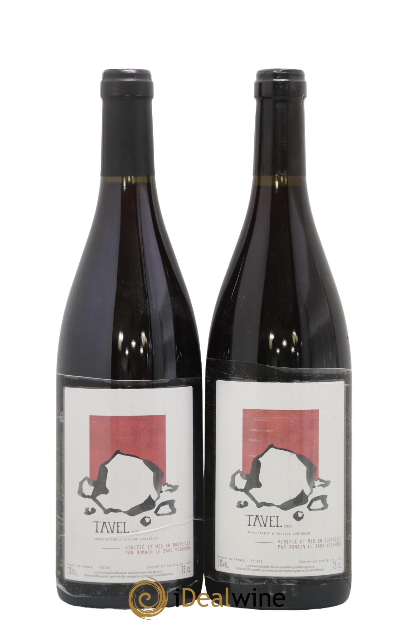 Tavel Romain Le Bars 2020 - Lot de 2 bouteilles - 0