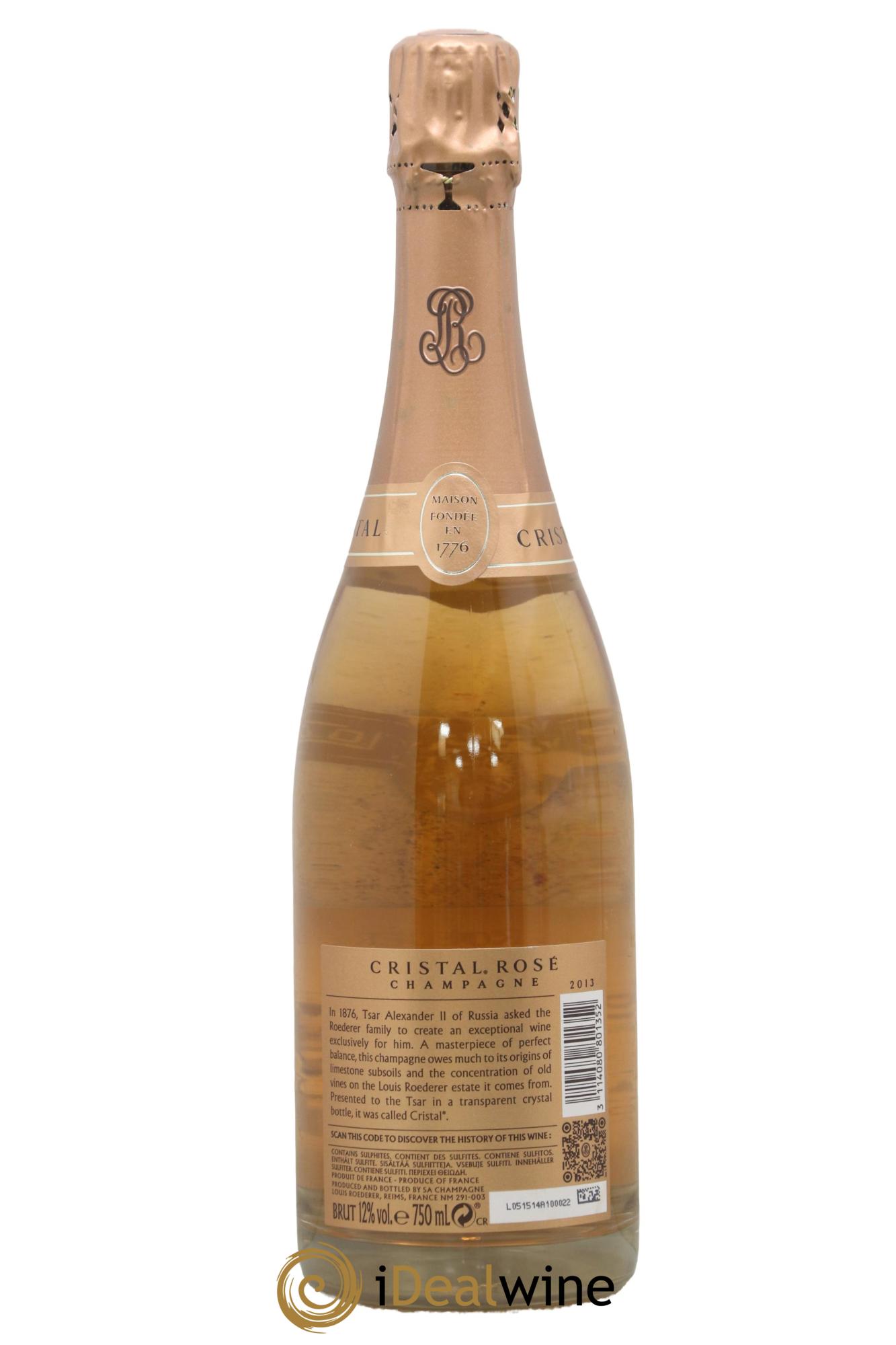 Cristal Louis Roederer 2013 - Lot of 1 bottle - 1