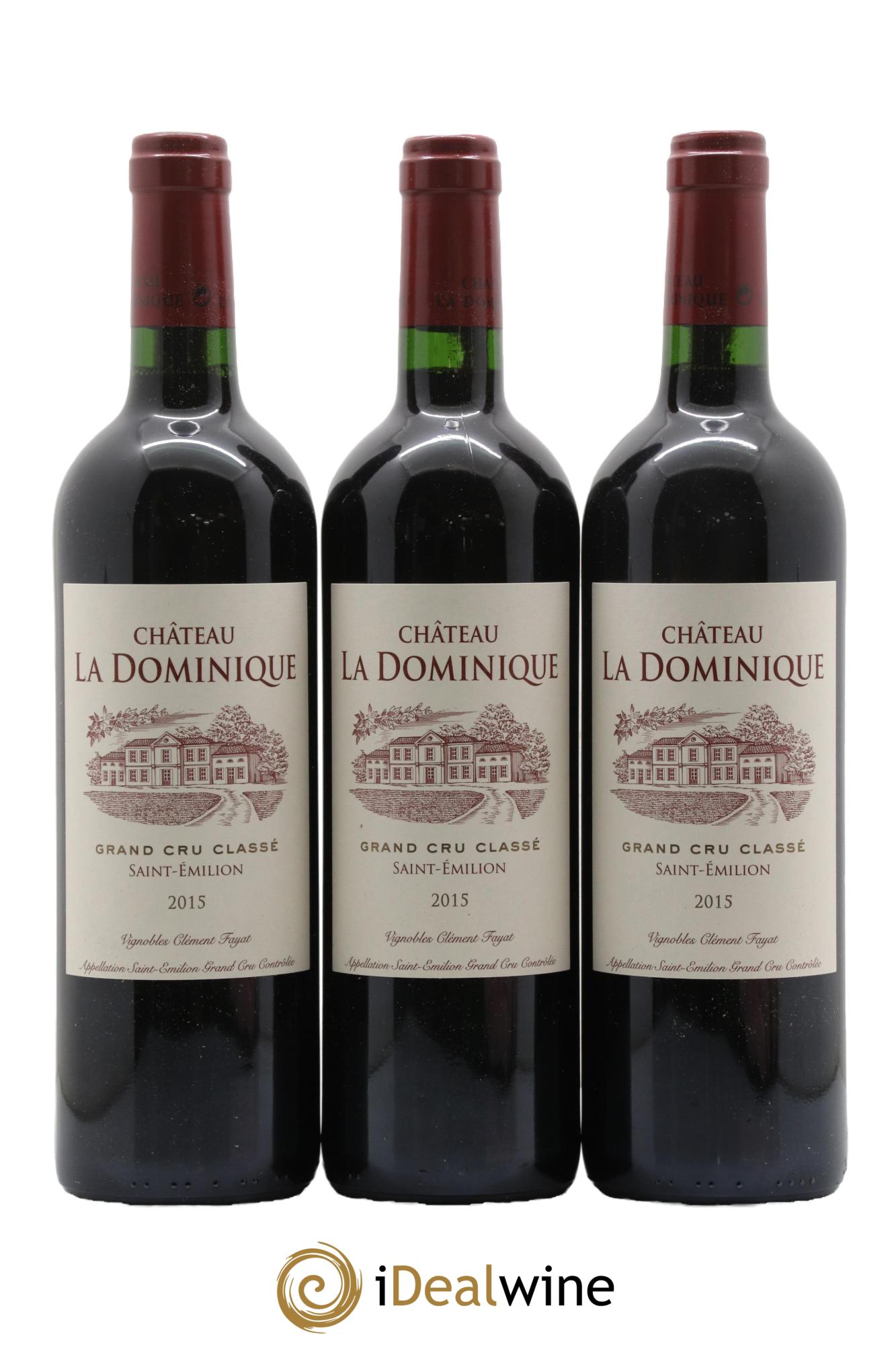 Château la Dominique Grand Cru Classé 2015 - Lot of 6 bottles - 2