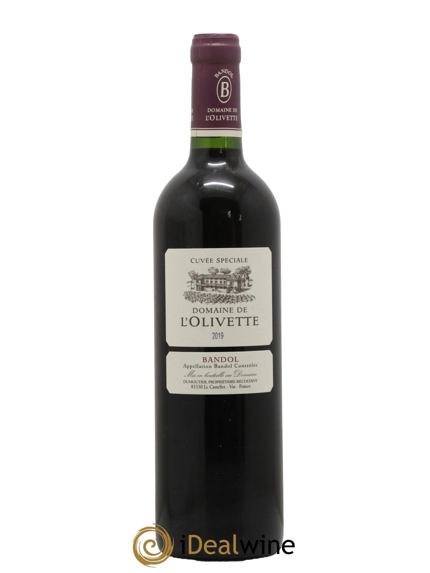 Bandol Cuvee Speciale Domaine de l'Olivette 2019 - Lot de 1 bouteille - 0