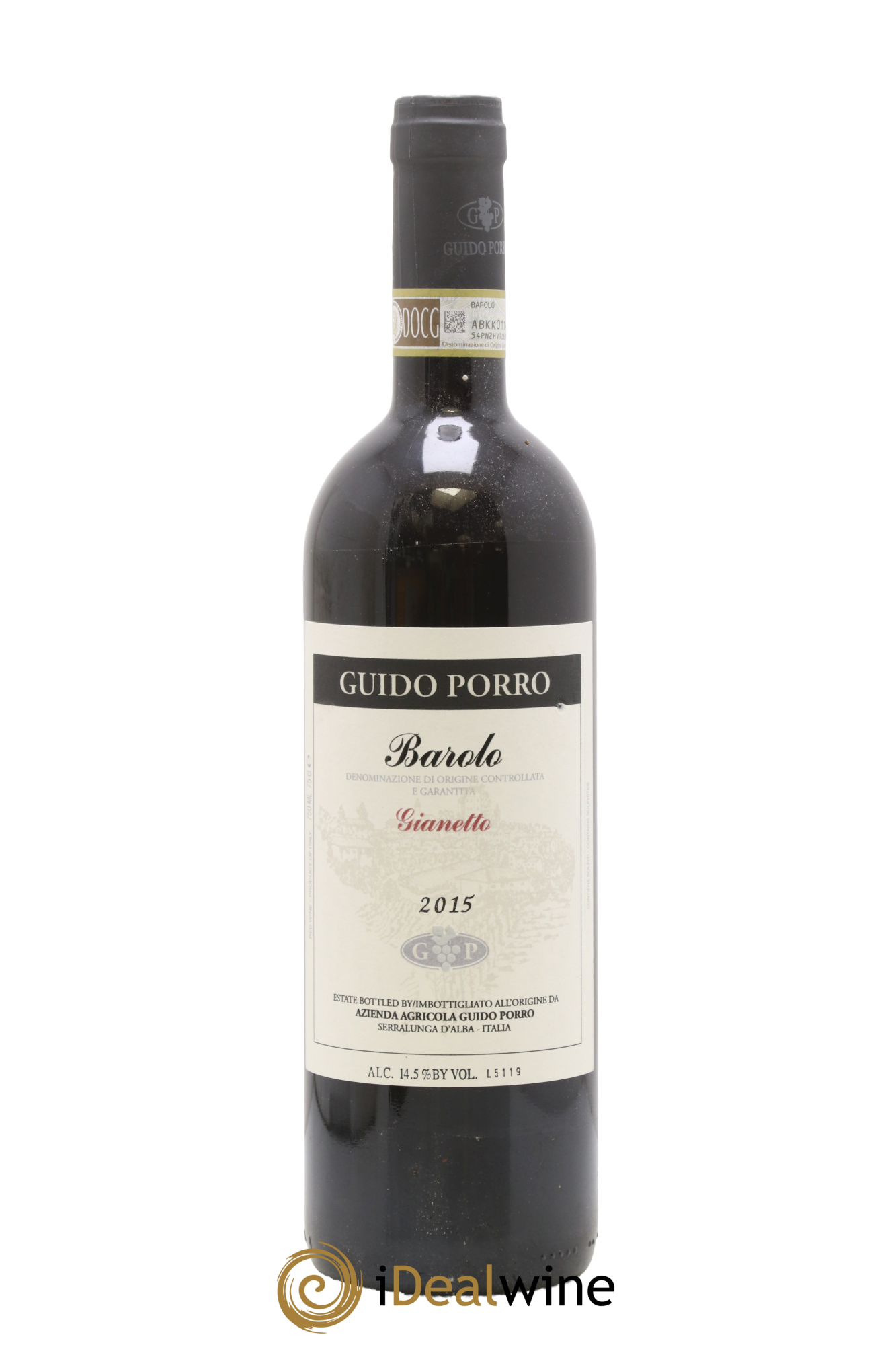 Barolo Gianetto Guido Porro 2015 - Lot de 1 bouteille - 0