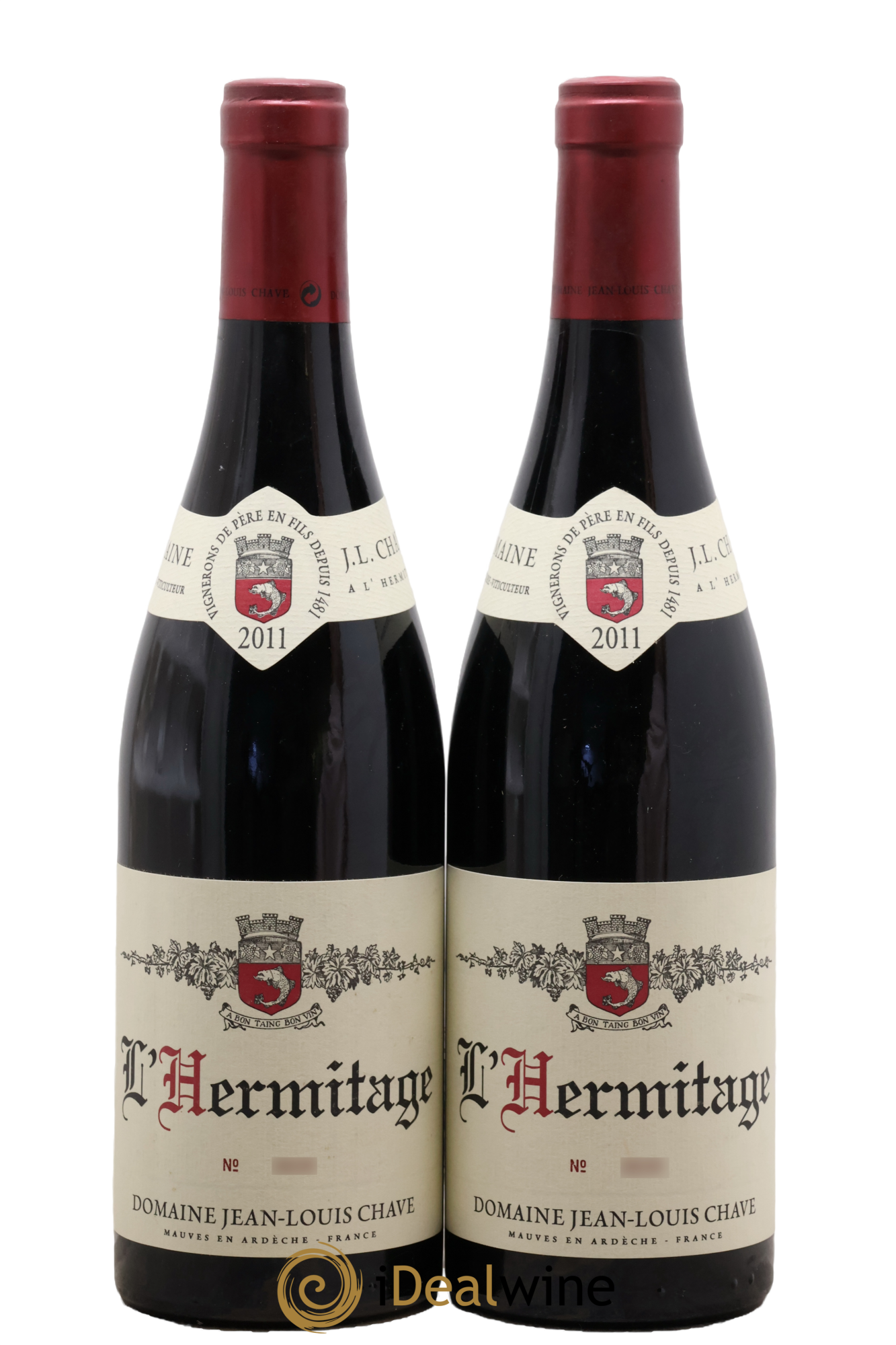 Hermitage Jean-Louis Chave 2011 - Lot de 2 bouteilles - 0