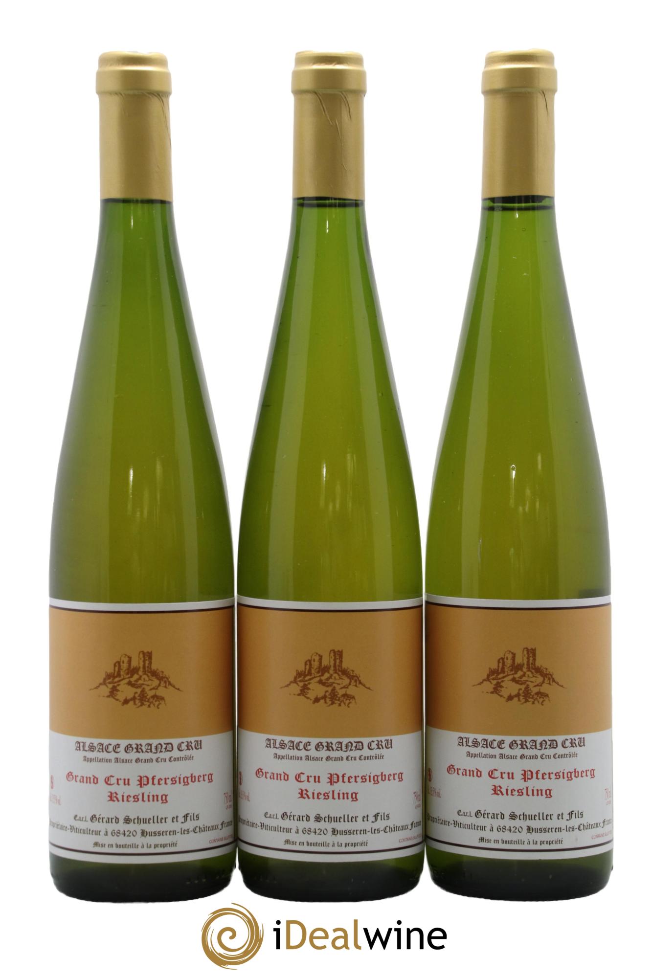 Riesling Grand Cru Pfersigberg Cuvée "H" Gérard Schueller 2019 - Lot de 3 bouteilles - 0