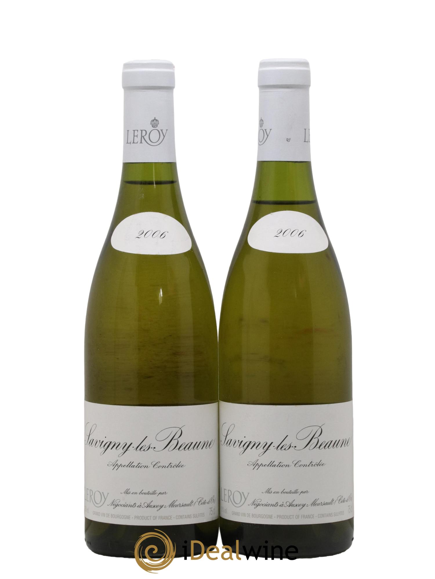 Savigny-lès-Beaune Leroy SA 2006 - Lot de 2 bouteilles - 0