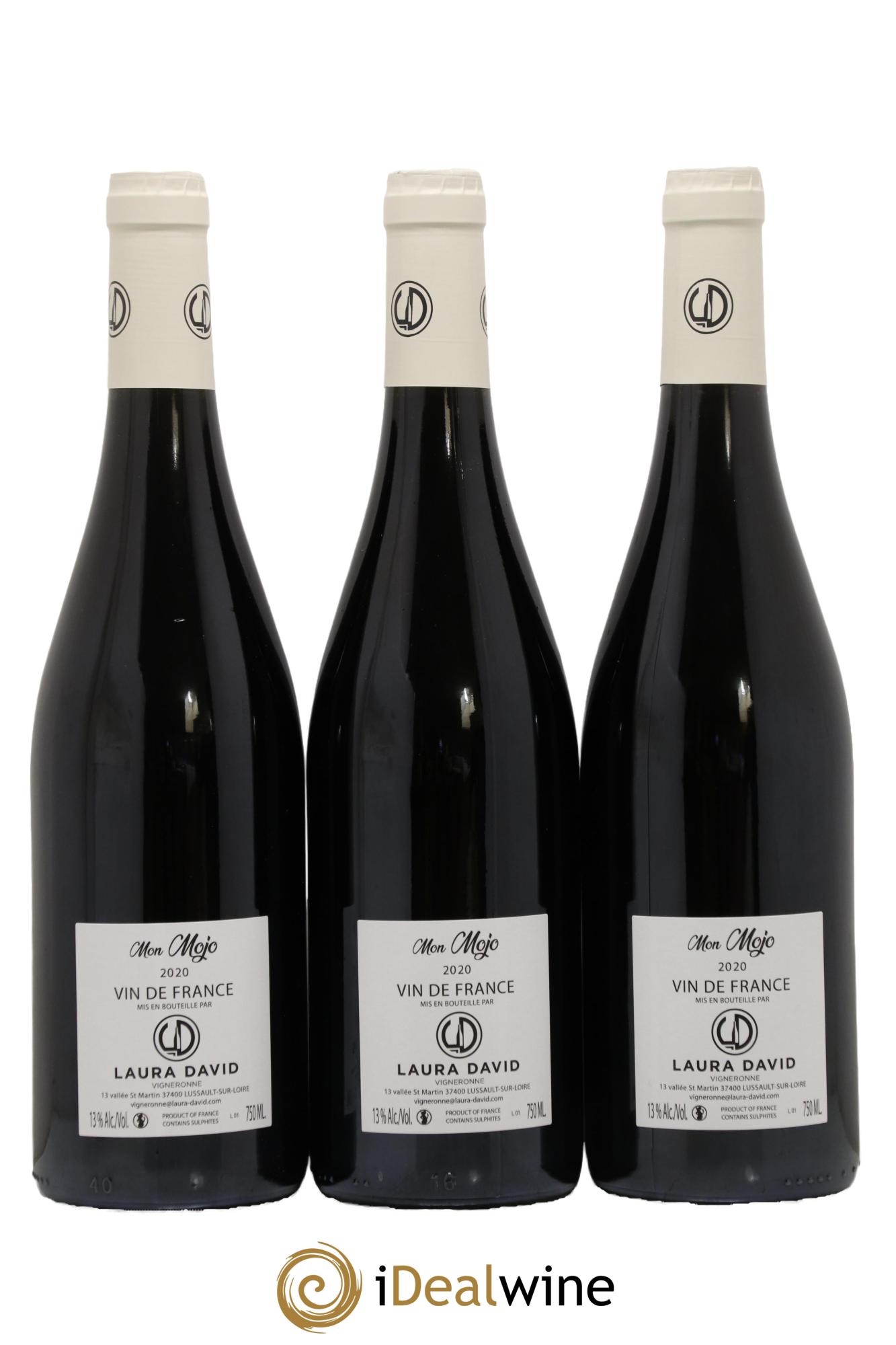 Vin de France Mon Mojo Laura David 2020 - Lot de 3 bouteilles - 1