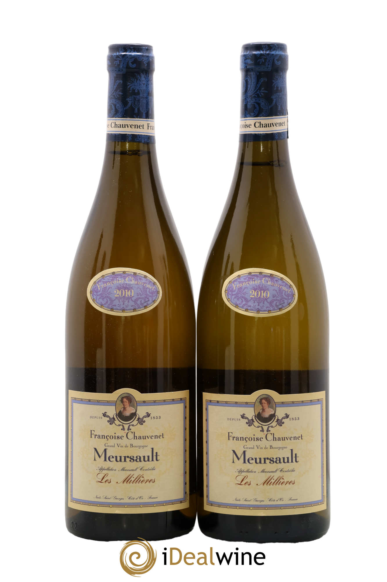Meursault Les Millières François Chauvenet 2010 - Posten von 2 Flaschen - 0