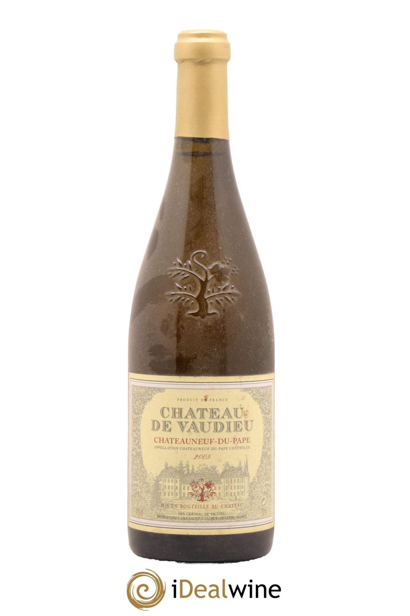 Châteauneuf-du-Pape Chateau de Vaudieu 2005 - Lot de 1 bouteille - 0