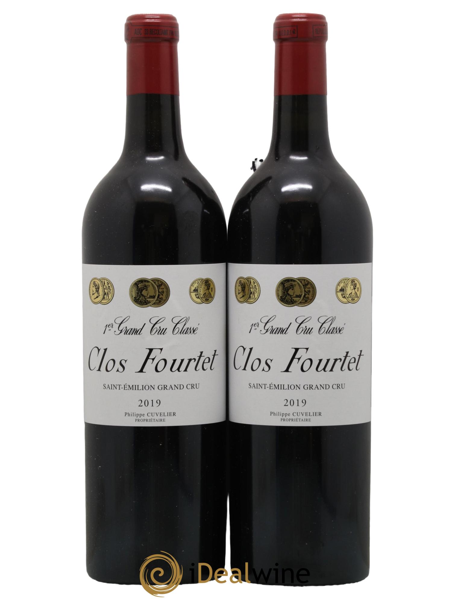 Clos Fourtet 1er Grand Cru Classé B 2019 - Lot de 2 bouteilles - 0