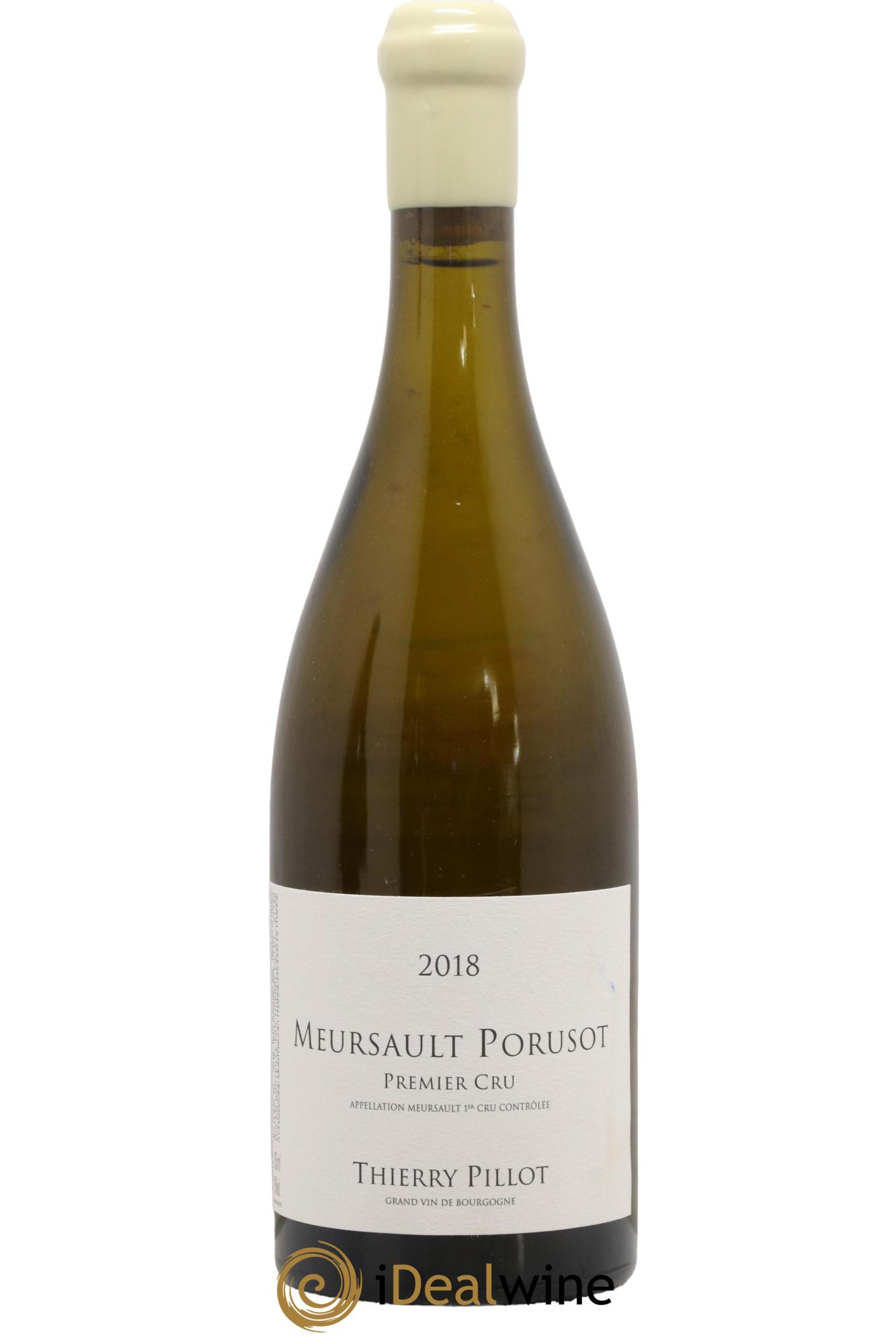 Meursault 1er Cru Porusot Thierry Pillot 2018 - Lot de 1 bouteille - 0