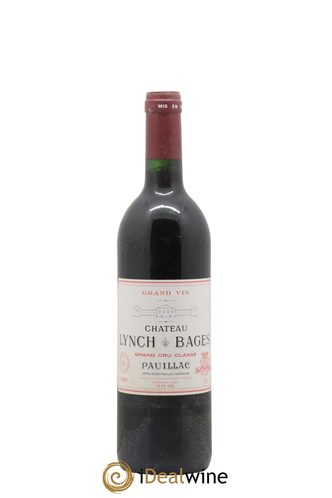 Château Lynch Bages 5ème Grand Cru Classé 1990 - Posten von 1 Flasche - 0