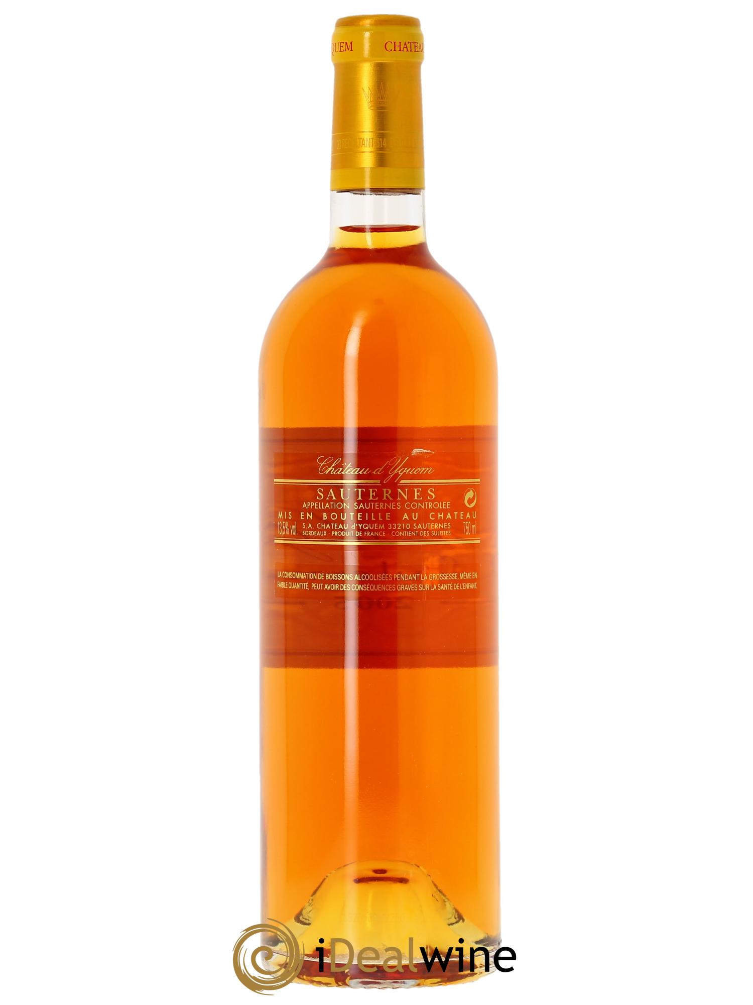 Château d' Yquem 1er Cru Classé Supérieur (CBO à partir de 12 bts) 2005 - Lot de 1 bouteille - 1