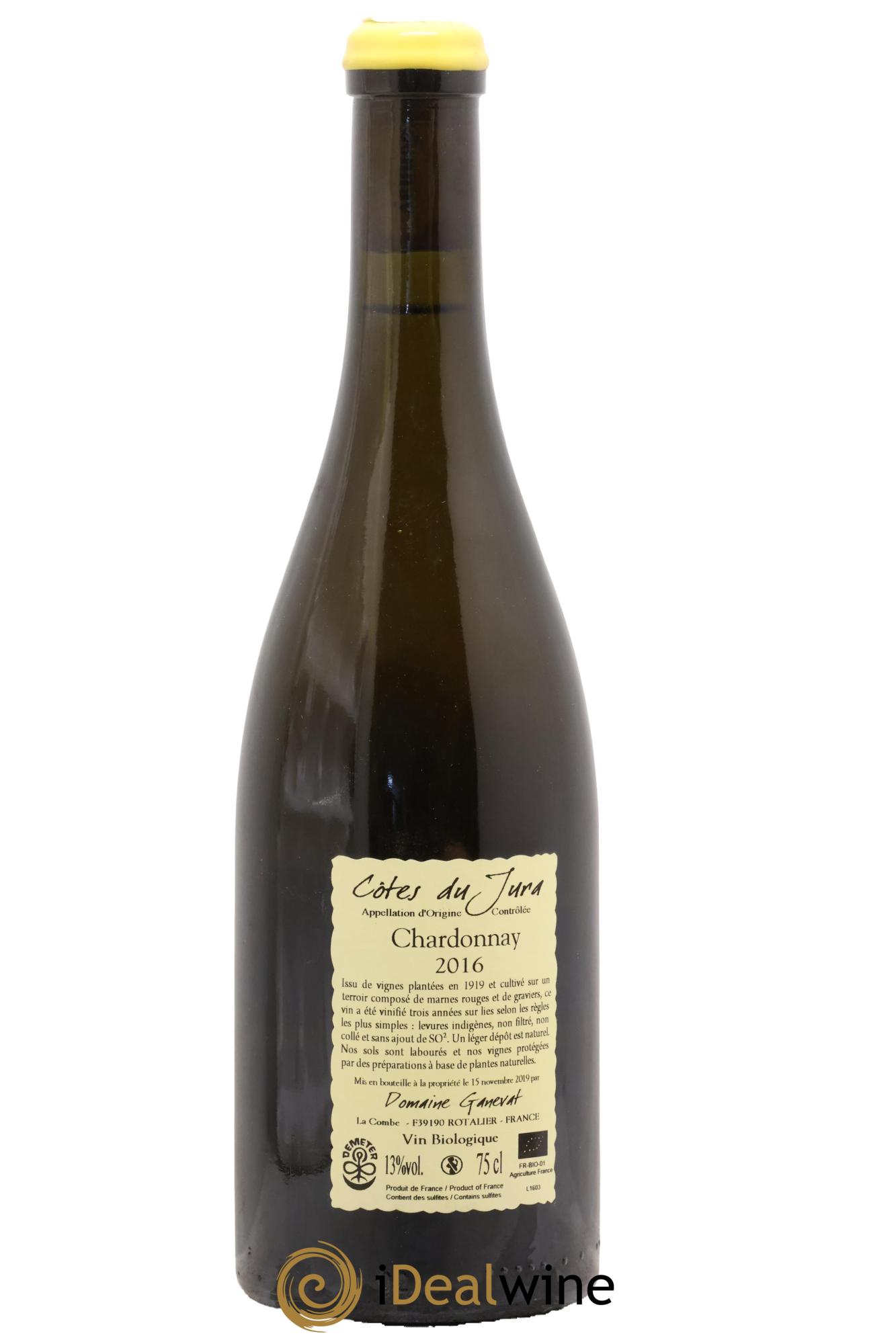Côtes du Jura Les Grands Teppes Vieilles Vignes Jean-François Ganevat (Domaine) 2016 - Lot de 1 bouteille - 1