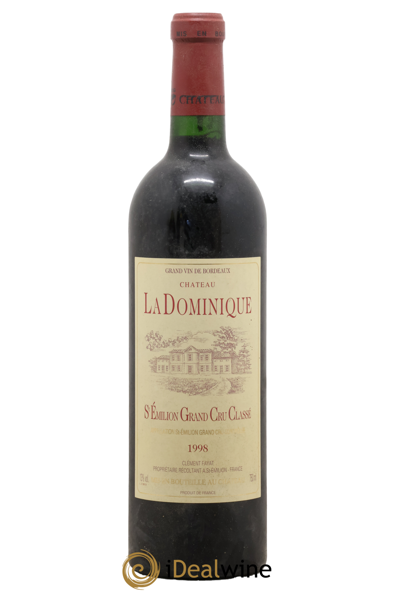 Château la Dominique Grand Cru Classé 1998 - Lotto di 1 bottiglia - 0