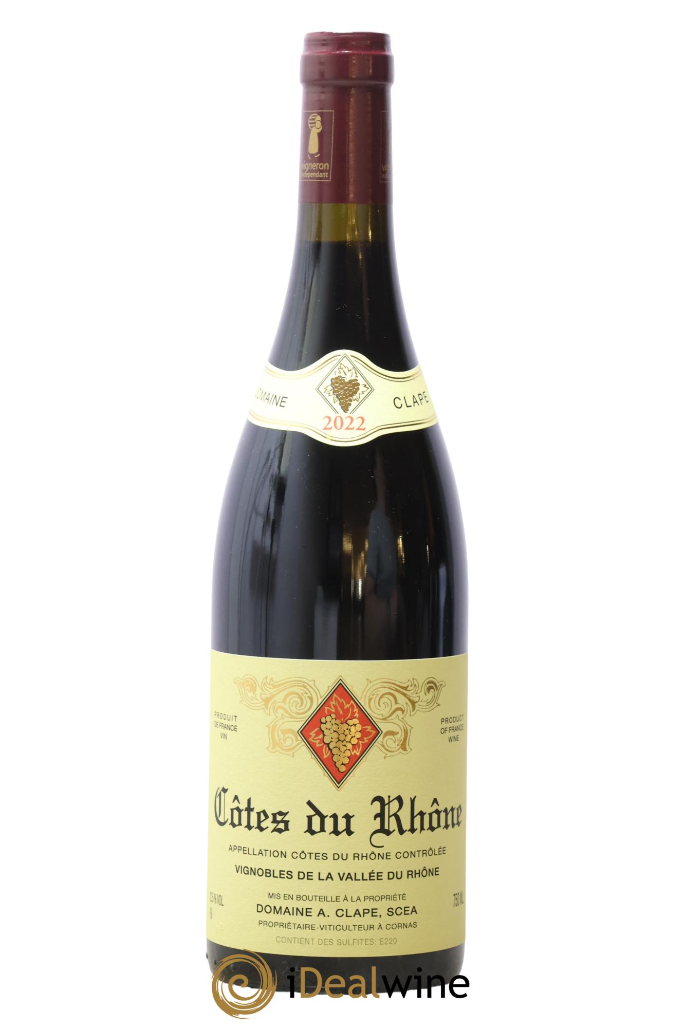 Côtes-du-Rhône Auguste Clape 2022 - Posten von 1 Flasche - 0