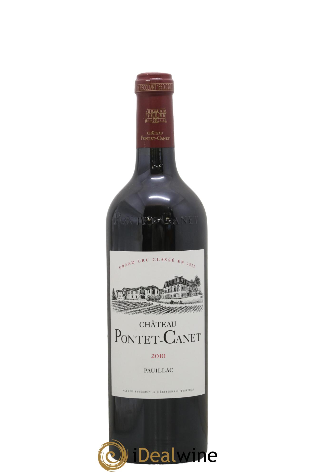 Château Pontet Canet 5ème Grand Cru Classé 2010 - Lot de 1 bouteille - 0