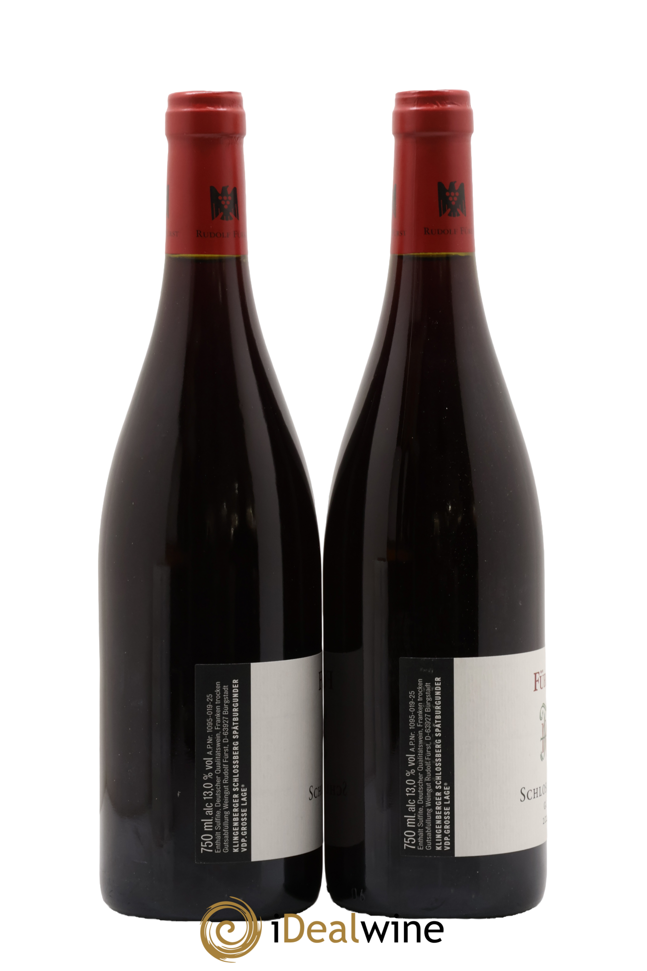 Allemagne Schlossberg GG Spätburgunder Furst 2023 - Lot de 2 bouteilles - 1
