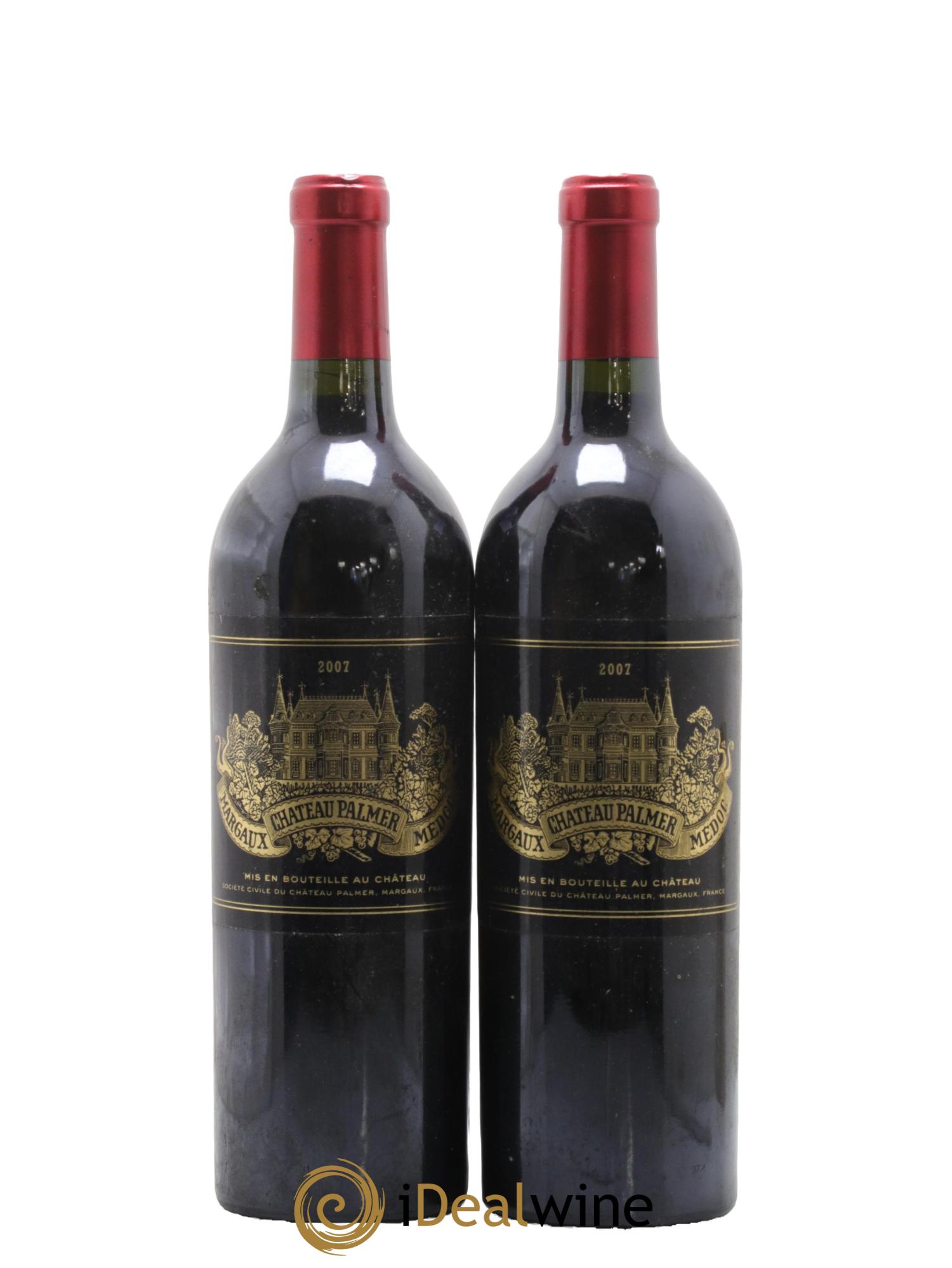 Château Palmer 3ème Grand Cru Classé 2007 - Lot de 2 bouteilles - 0