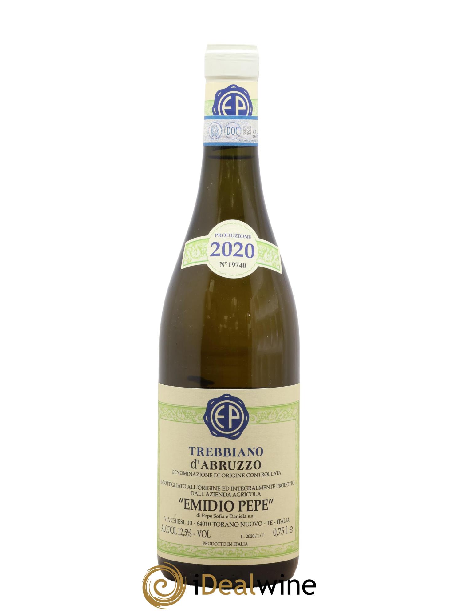 Trebbiano d'Abruzzo Emidio Pepe 2020 - Posten von 1 Flasche - 0