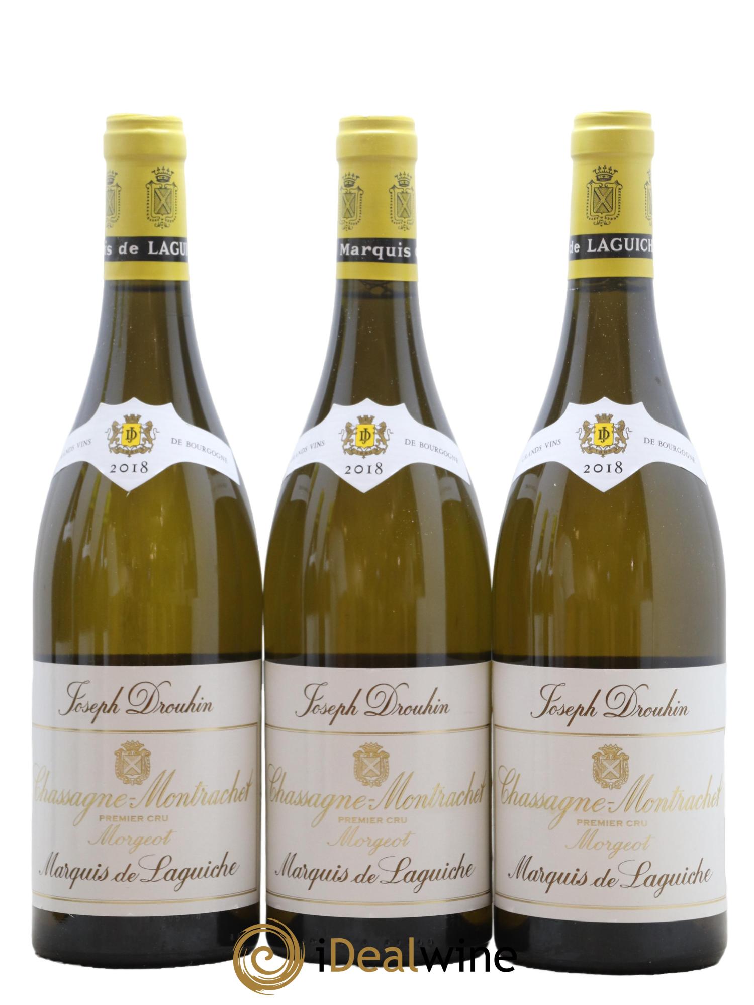 Chassagne-Montrachet 1er Cru Morgeot - Marquis de Laguiche Joseph Drouhin 2018 - Lot de 6 bouteilles - 2
