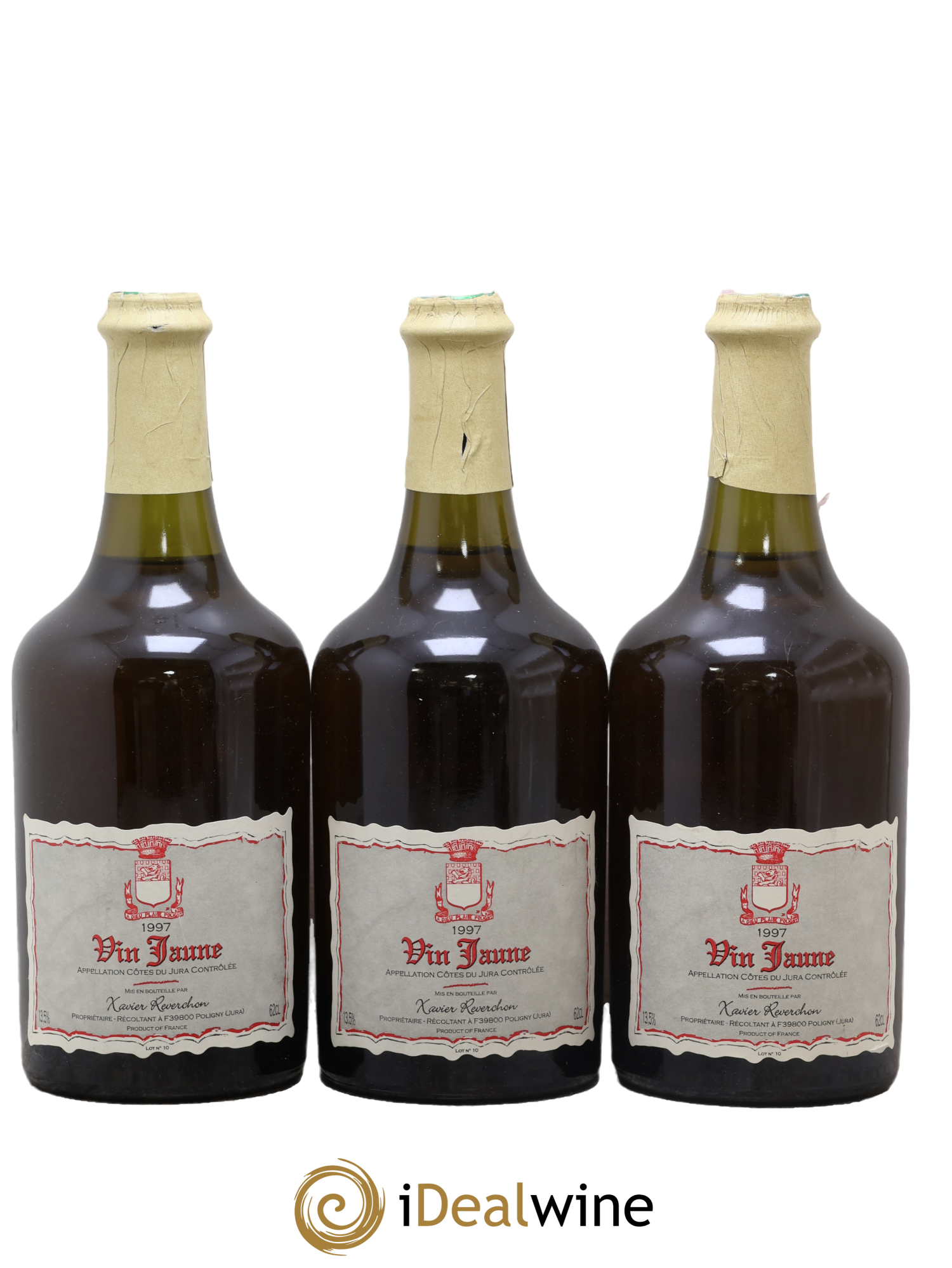 Arbois Vin Jaune Xavier Reverchon 1997 - Posten von 3 Clavelin - 0