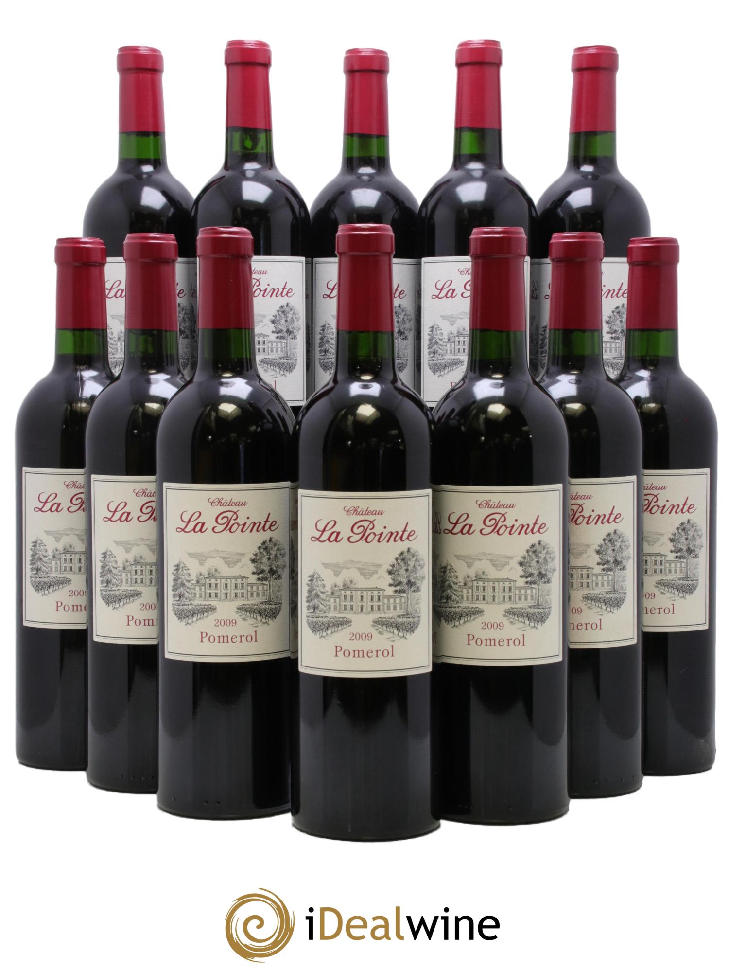 Château la Pointe 2009 - Lot of 12 bottles - 0