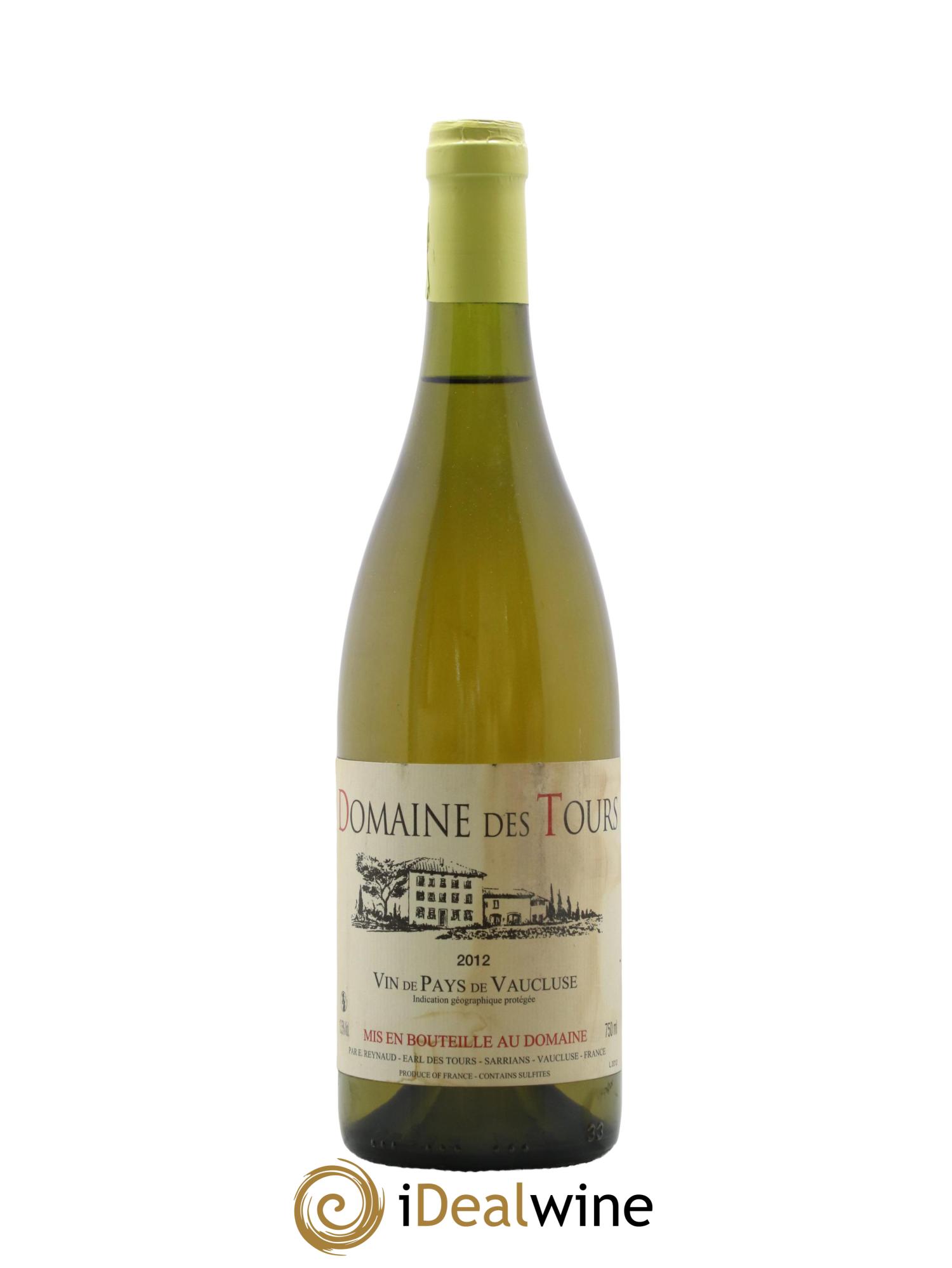 Vaucluse (Vin de Pays de Vaucluse) Domaine des Tours Emmanuel Reynaud 2012 - Lot de 1 bouteille - 0
