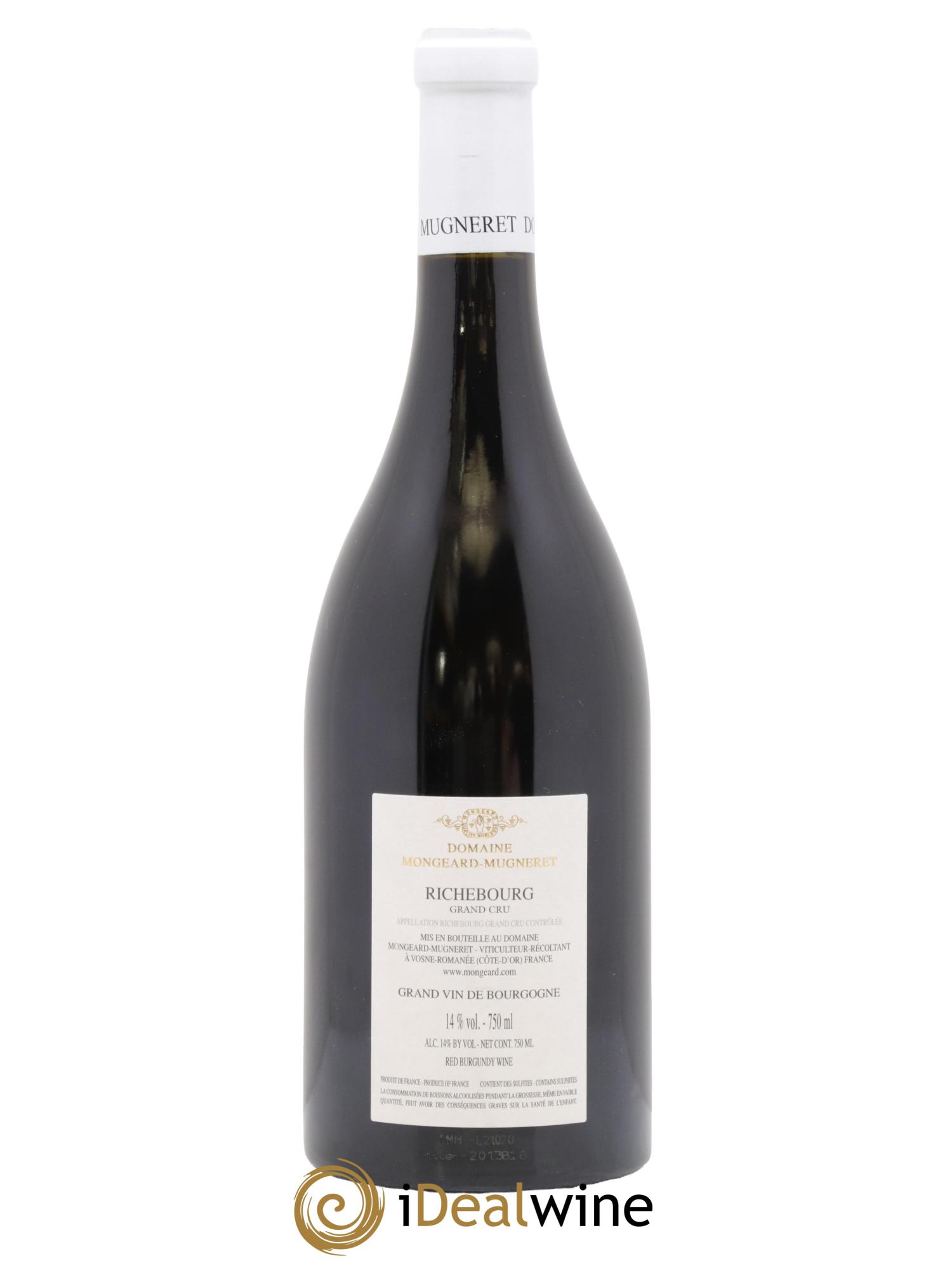 Richebourg Grand Cru Mongeard-Mugneret (Domaine) 2020 - Lot of 1 bottle - 1