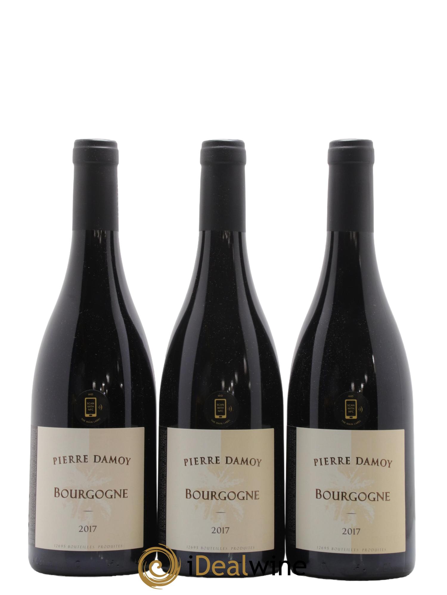 Bourgogne Pinot Noir Domaine Pierre Damoy 2017 - Lot de 3 bouteilles - 0