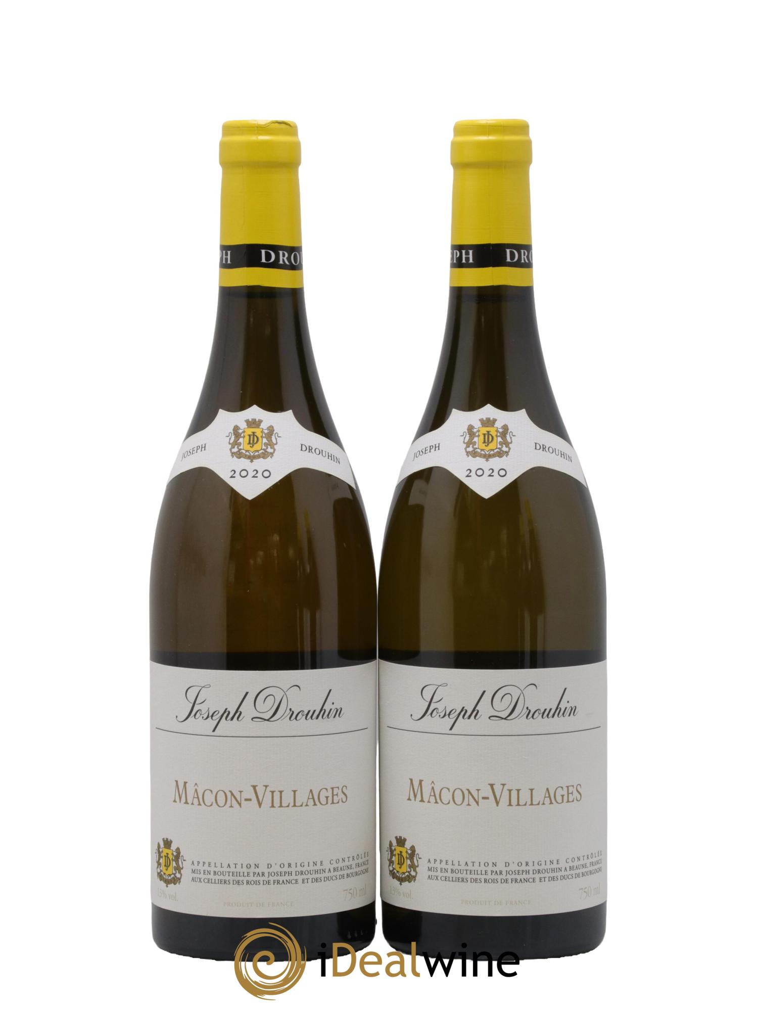 Mâcon Villages Joseph Drouhin 2020 - Posten von 2 Flaschen - 0
