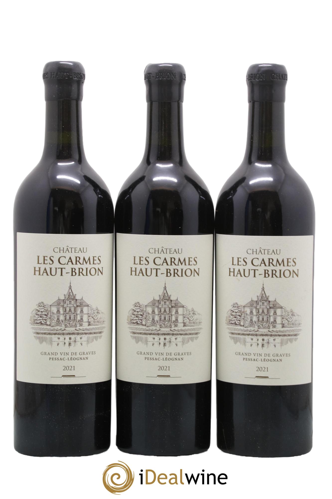 Château Les Carmes Haut-Brion 2021 - Lot de 3 bouteilles - 0