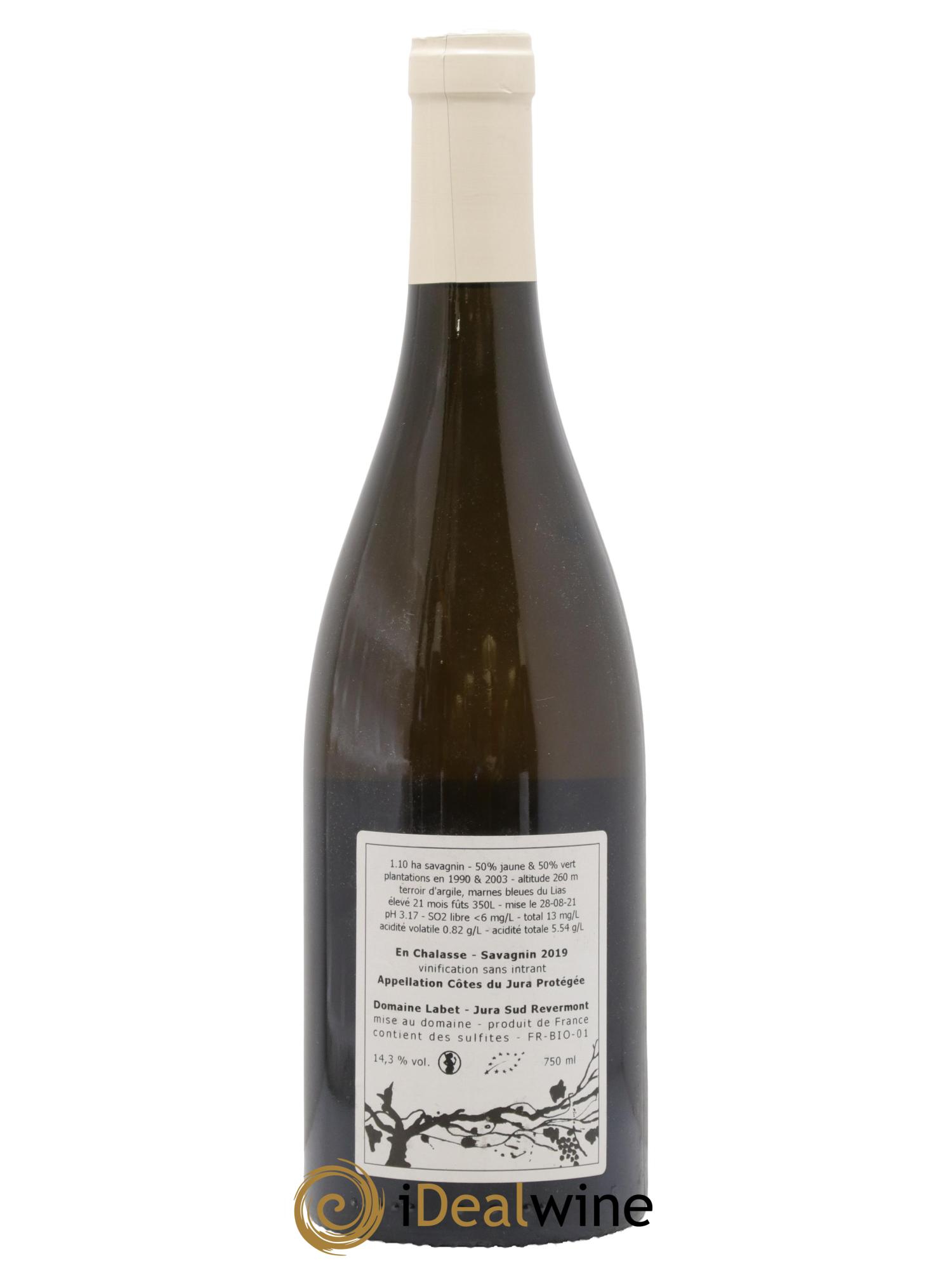 Côtes du Jura Fleur de Savagnin En Chalasse Romain - Julien - Charline Labet 2019 - Lot of 1 bottle - 1