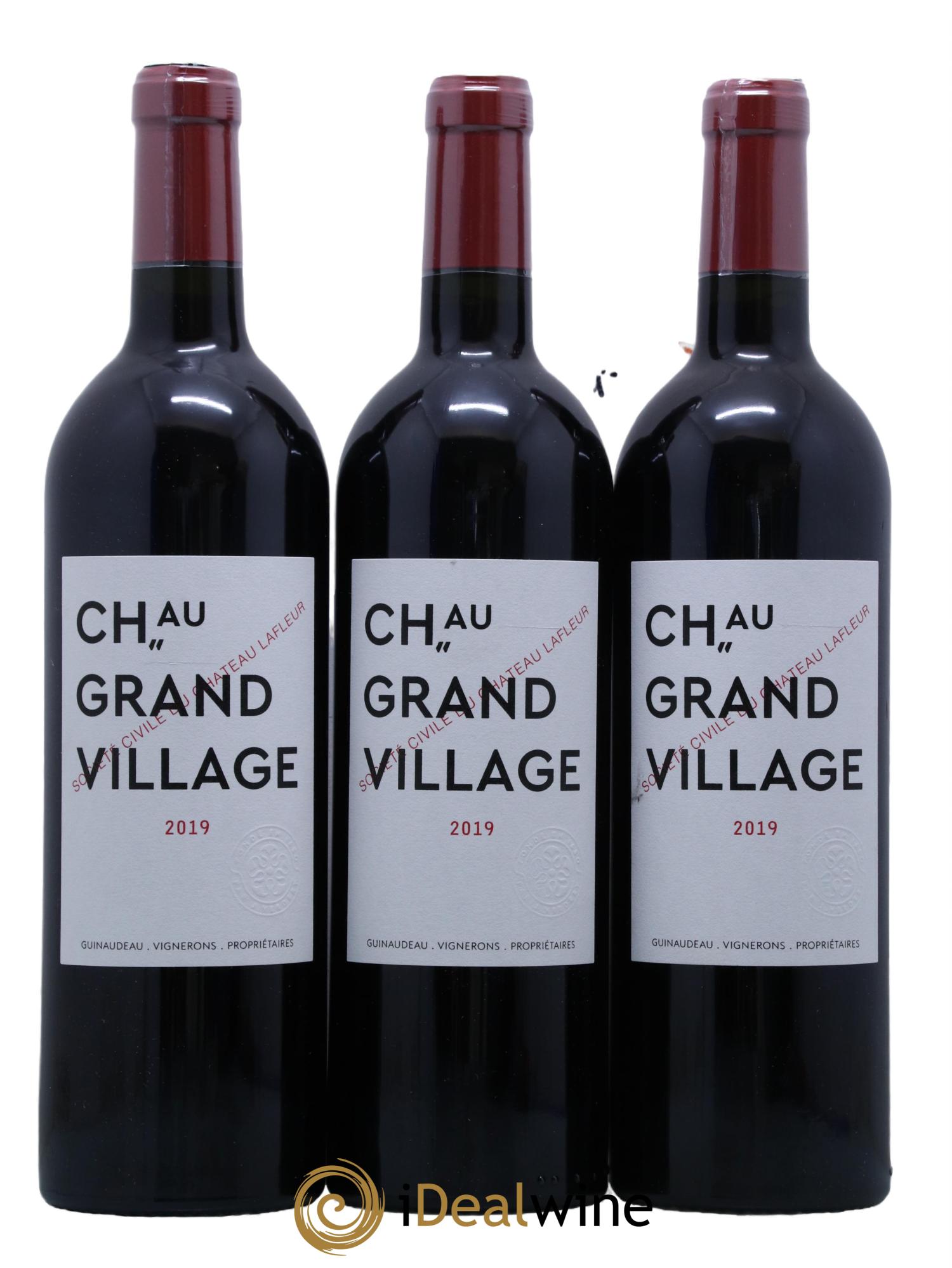 Château Grand Village 2019 - Lot de 3 bouteilles - 0
