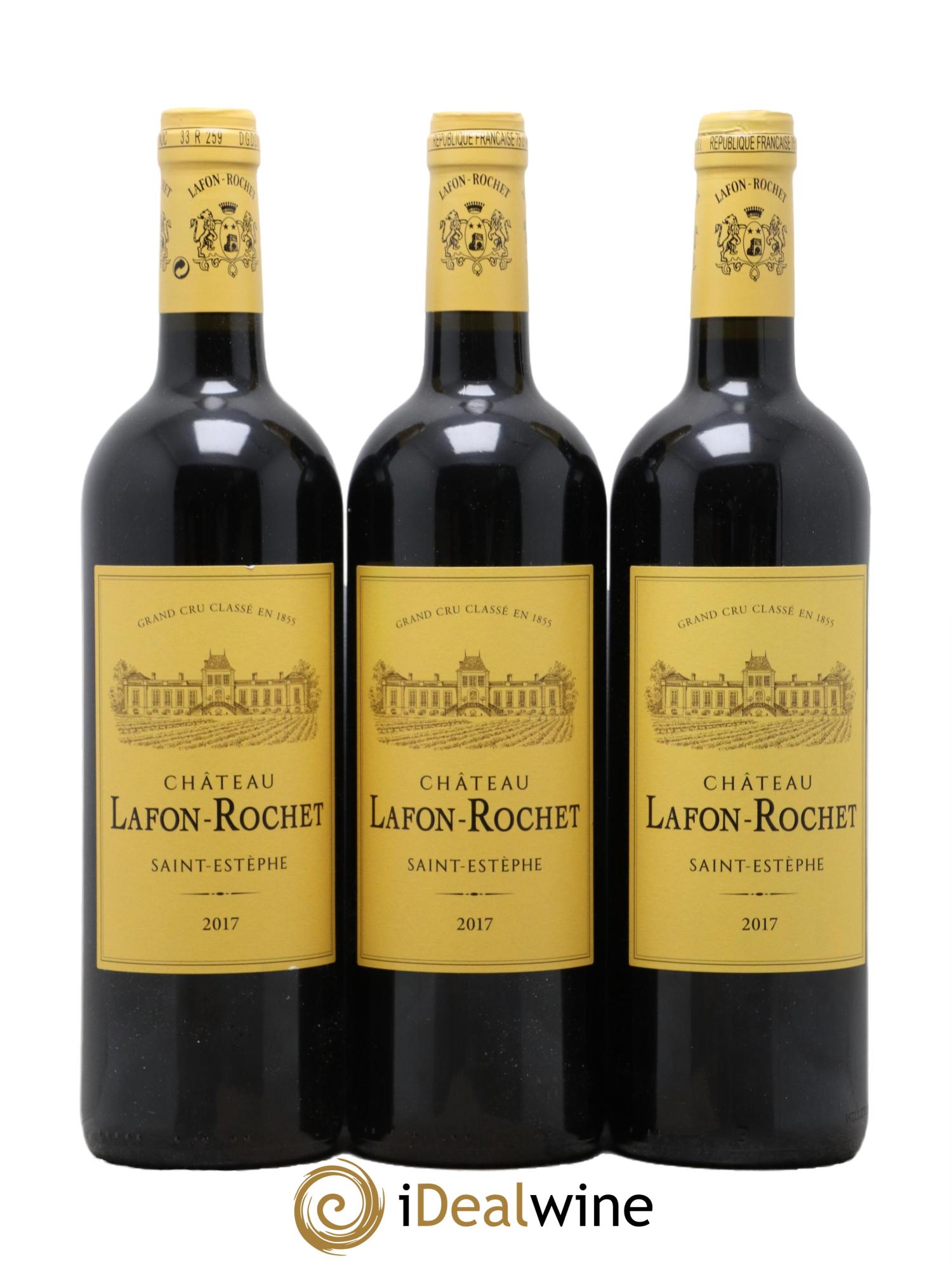 Château Lafon Rochet 4ème Grand Cru Classé 2017 - Lot of 6 bottles - 1