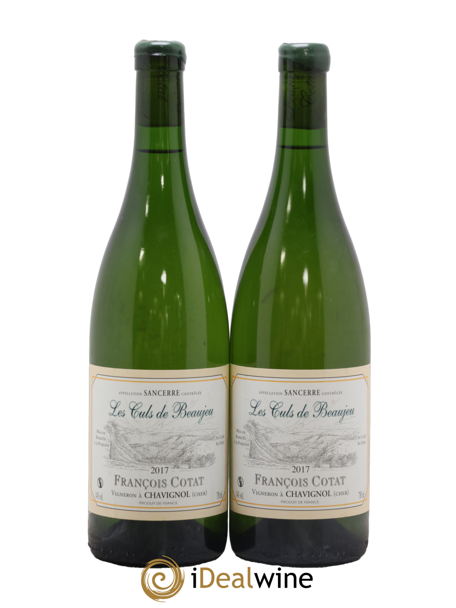 Sancerre Les Culs de Beaujeu François Cotat 2017 - Lot de 2 bouteilles - 0