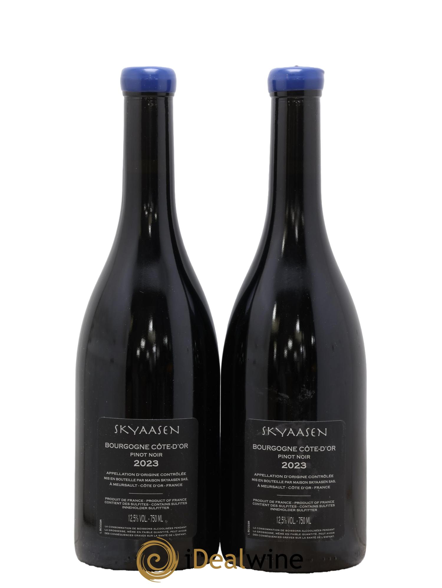 Bourgogne Pinot noir Maison Skyaasen 2023 - Lot de 2 bouteilles - 1