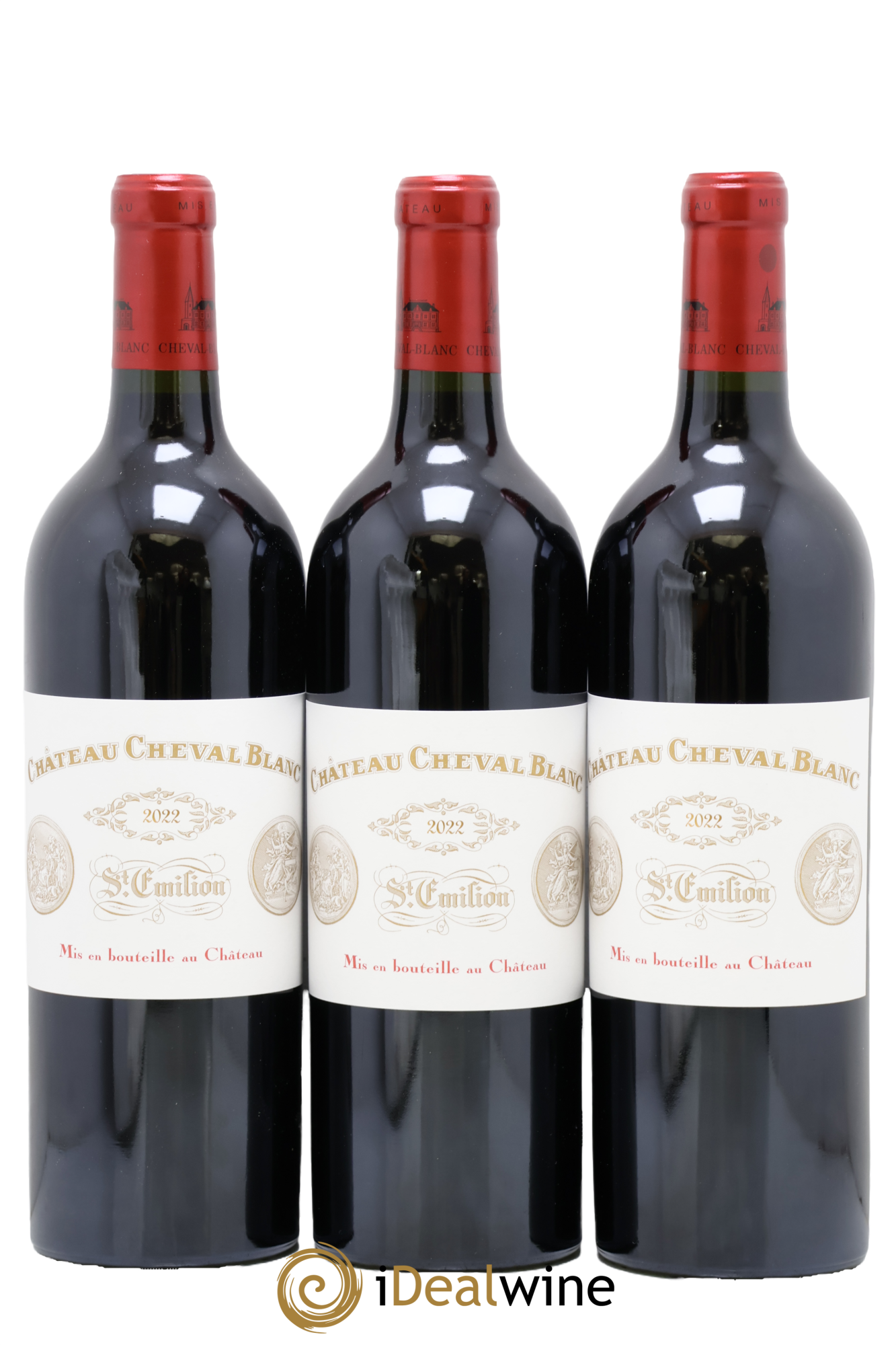 Château Cheval Blanc 1er Grand Cru Classé A 2022 - Lot de 3 bouteilles - 0