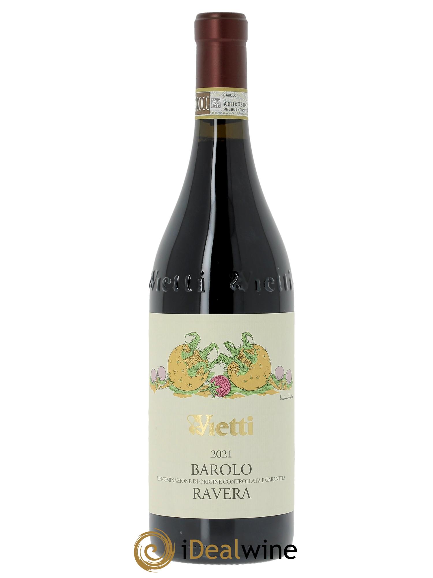 Barolo DOCG Ravera Vietti  2021 - Lot of 1 bottle - 0